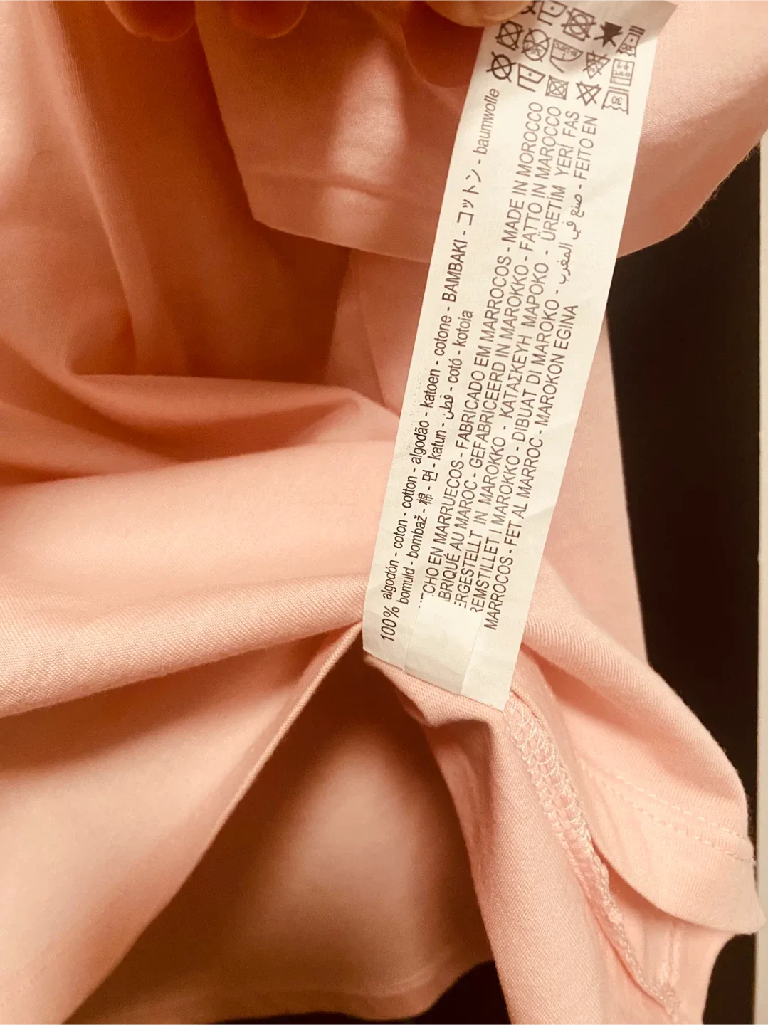 Zara Pink Puff Sleeve Top - Size M image indicator(7)