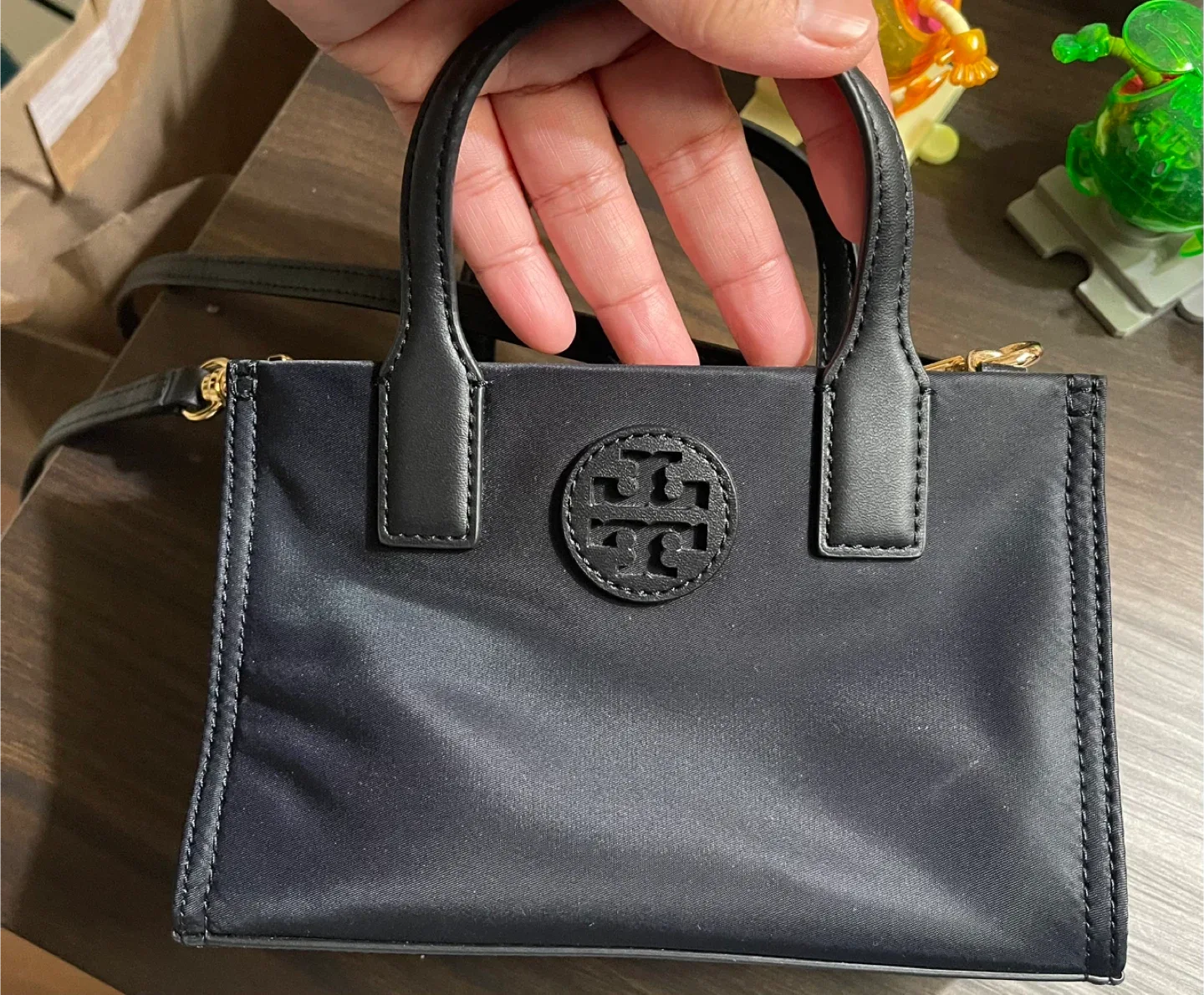 Tory Burch Mini Ella Tote - Black image indicator(2)