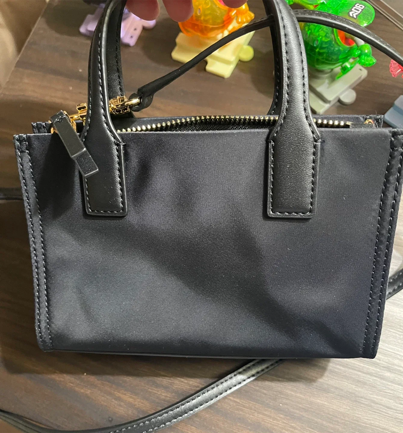 Tory Burch Mini Ella Tote - Black image indicator(5)