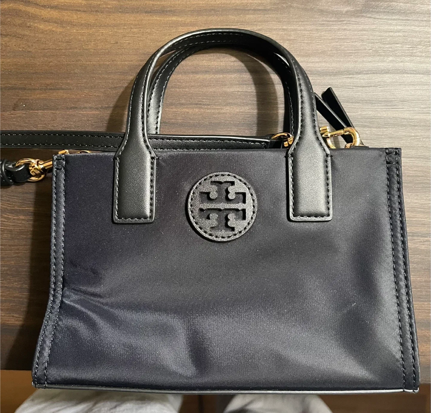 Tory Burch Mini Ella Tote - Black