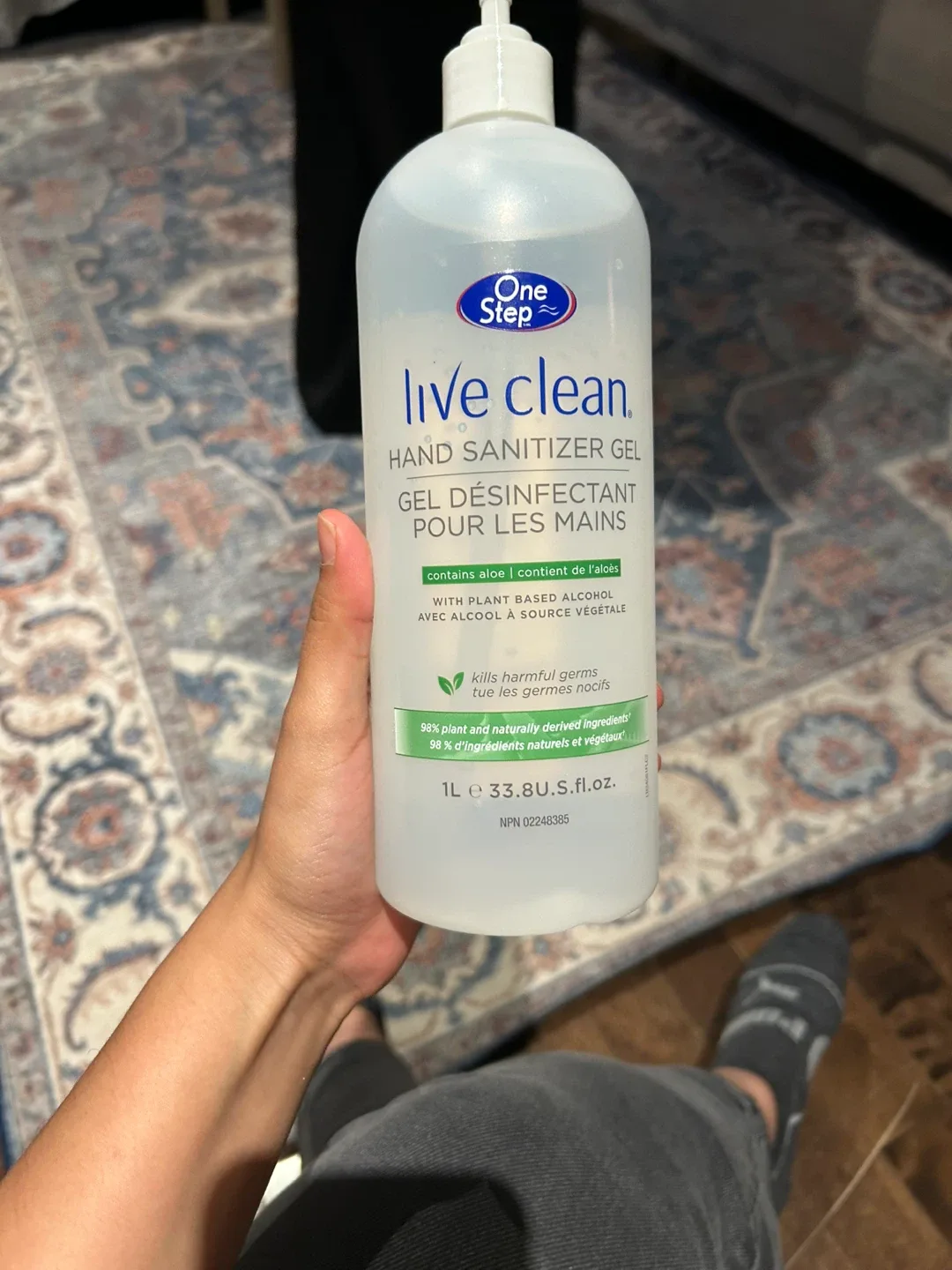 One Step Live Clean Hand Sanitizer Gel 1L