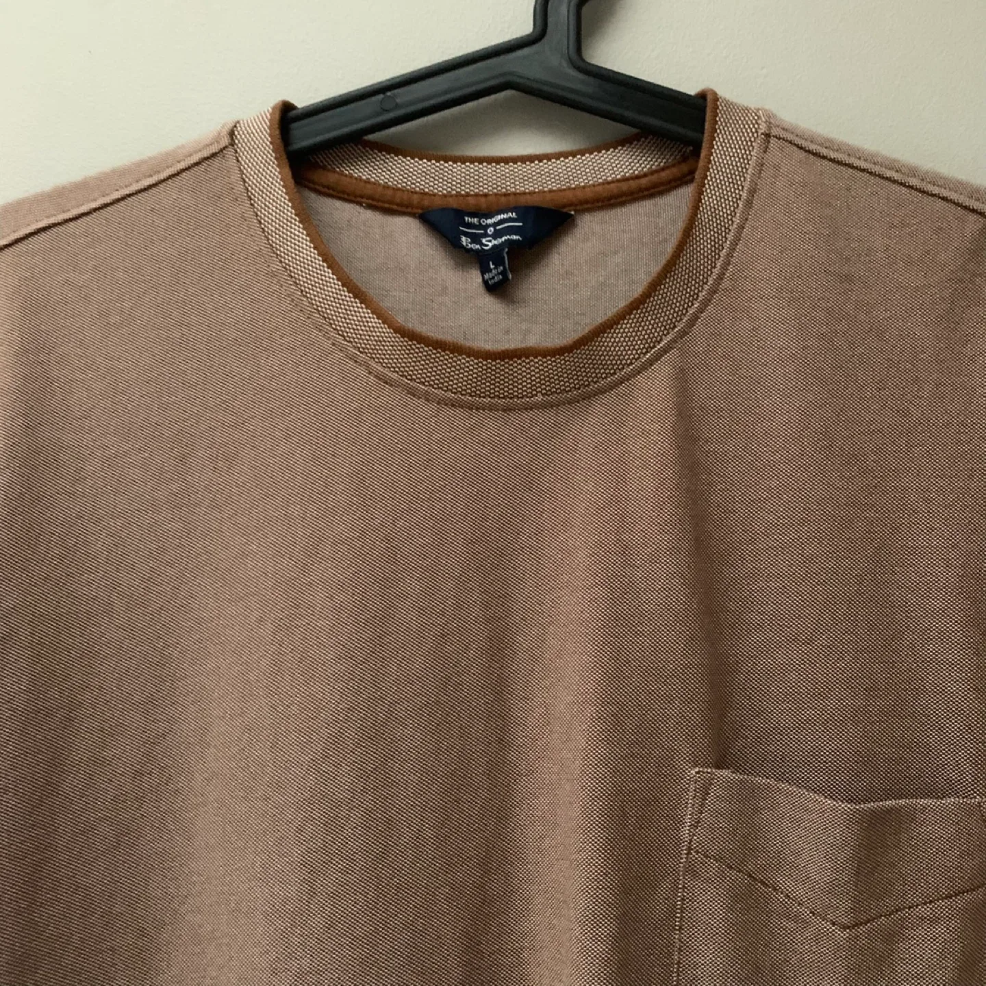 Ben Sherman Brown T-Shirt Size L image indicator(3)