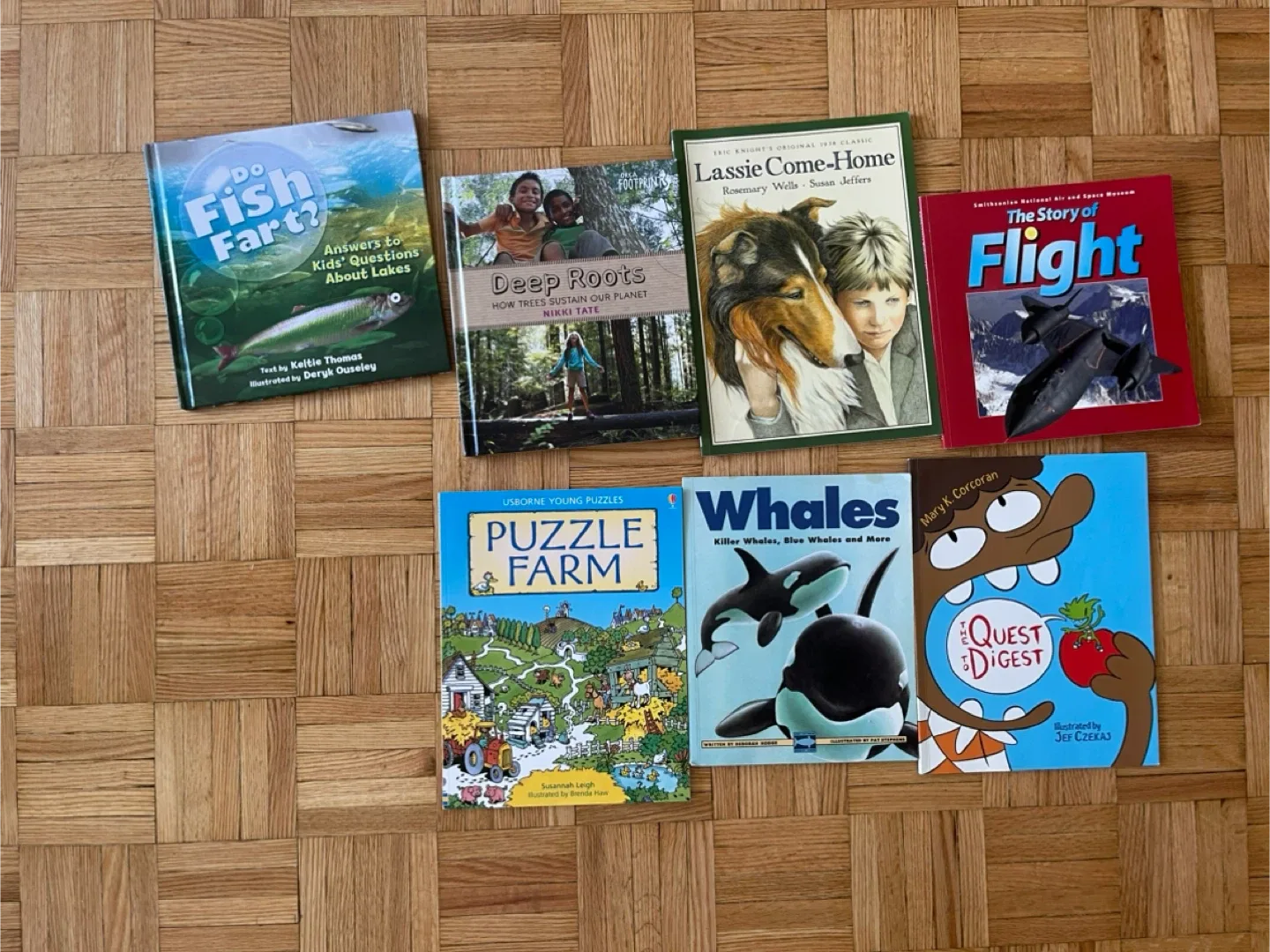 Kids' Books - Fish Fart, Deep Roots, Lassie, Flight, More!