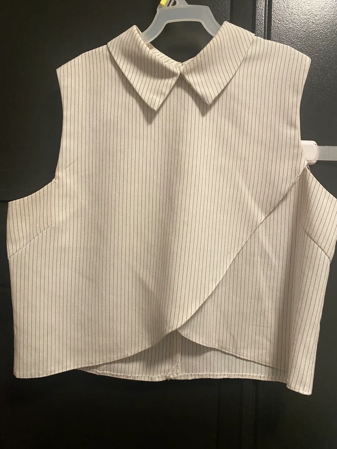 Striped Sleeveless Blouse thumbnail