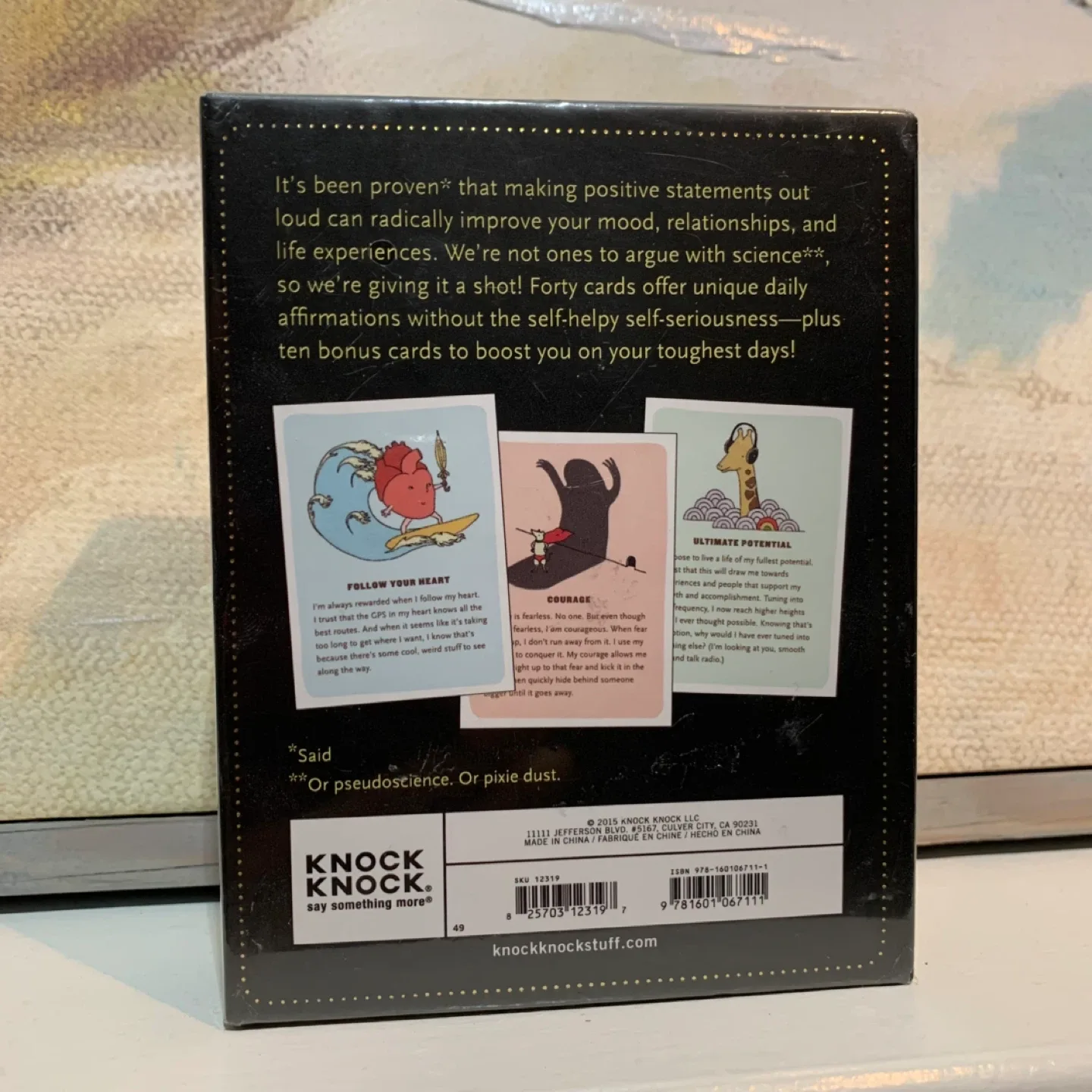 Knock Knock Affirmators! 50 Affirmation Cards - New image indicator(2)