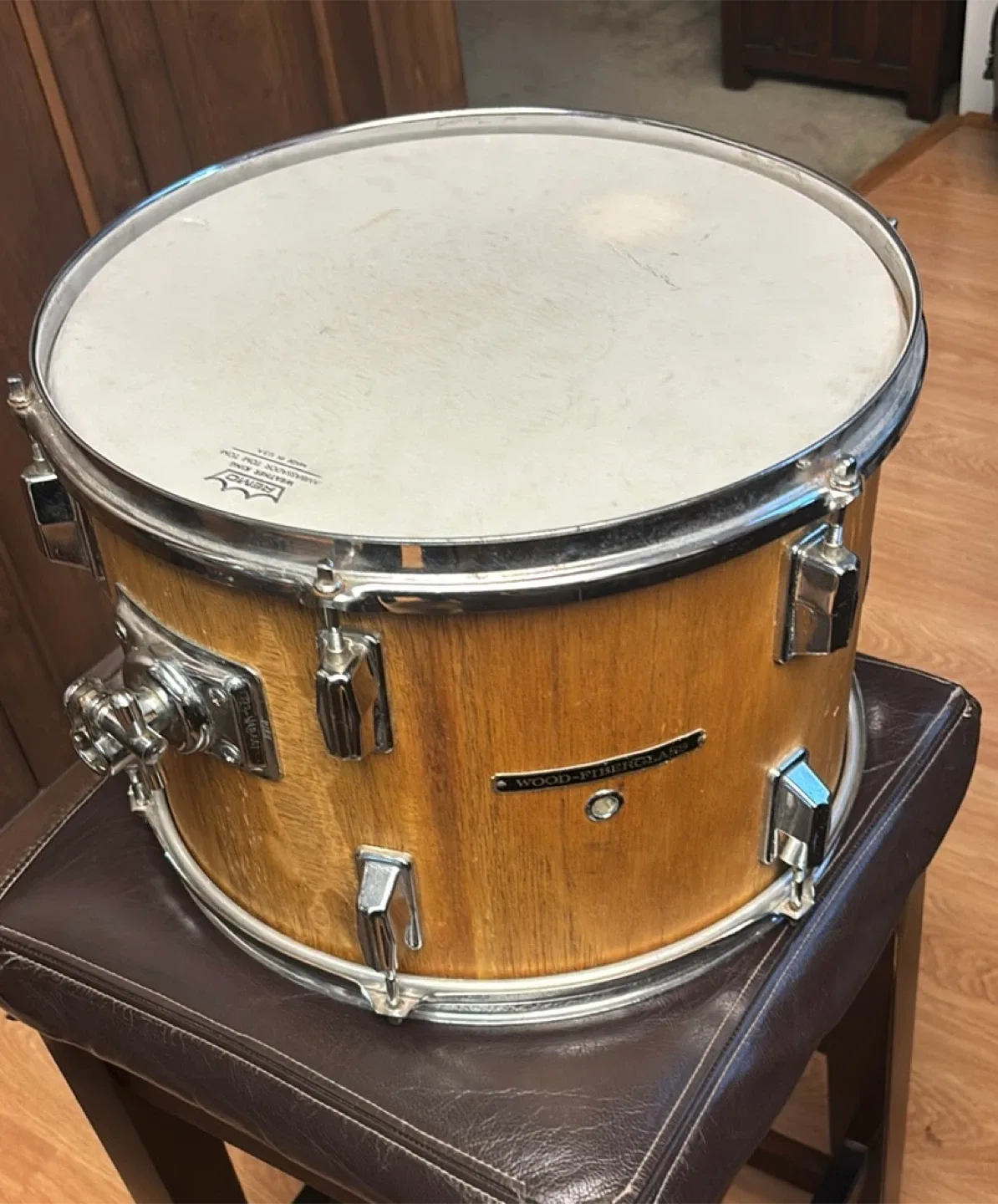 Pearl Wood-Fiberglass Tom Drum - 14 inch thumbnail