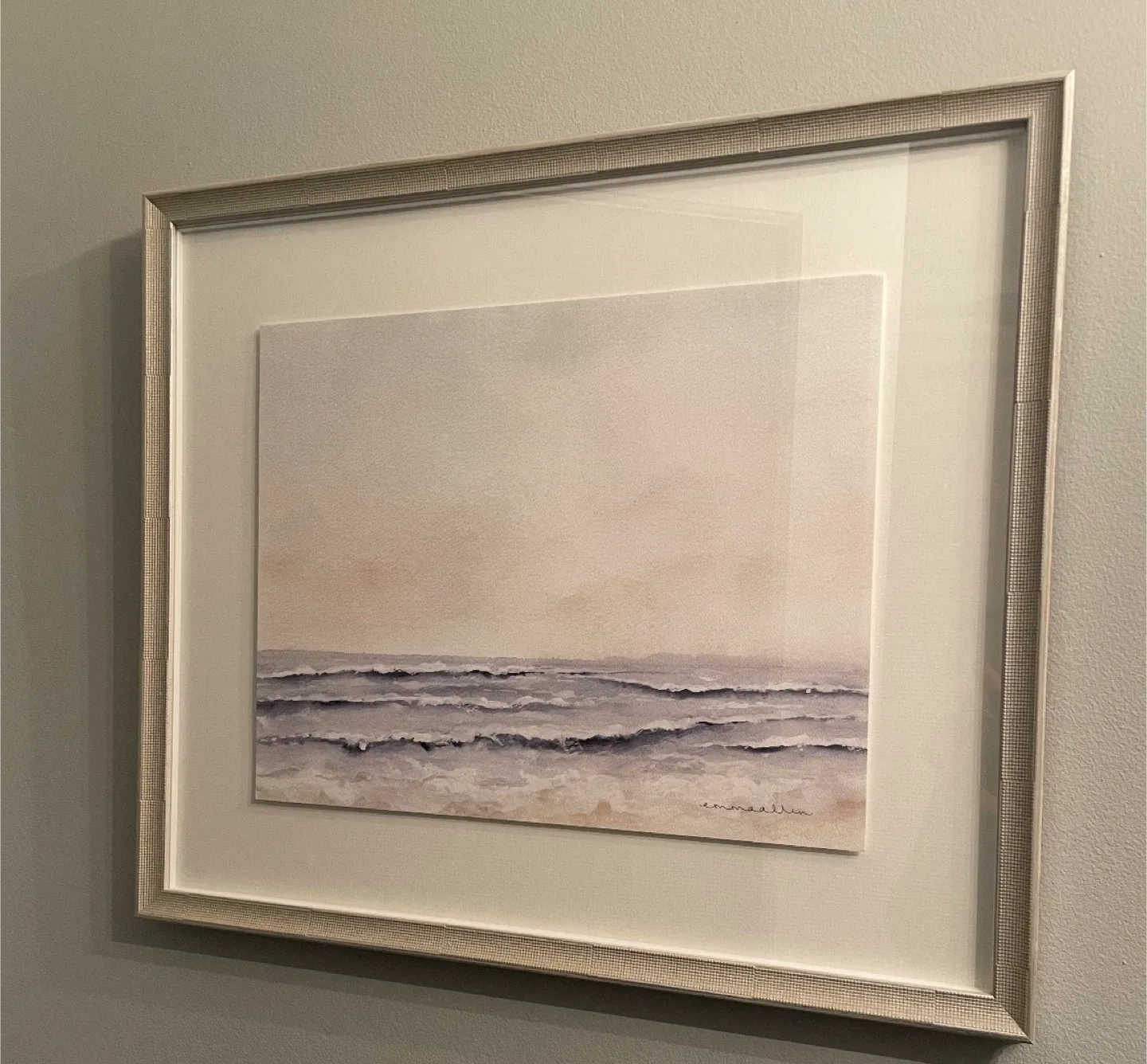 Watercolour Beach Print image indicator(4)