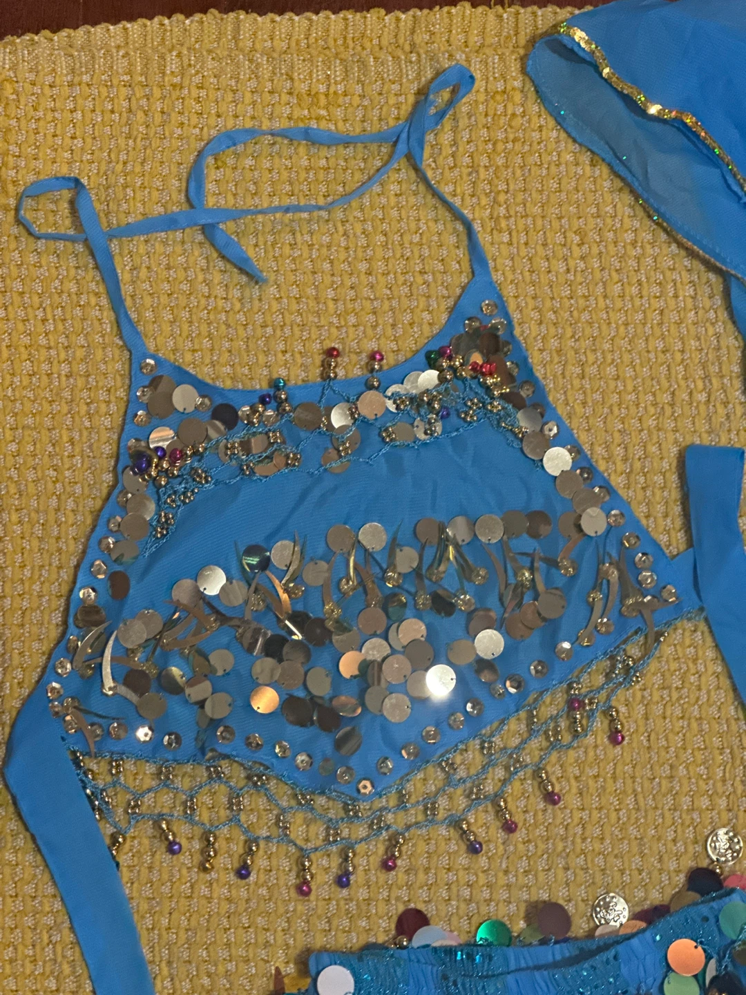 Blue Belly Dancing Costume - photo 2