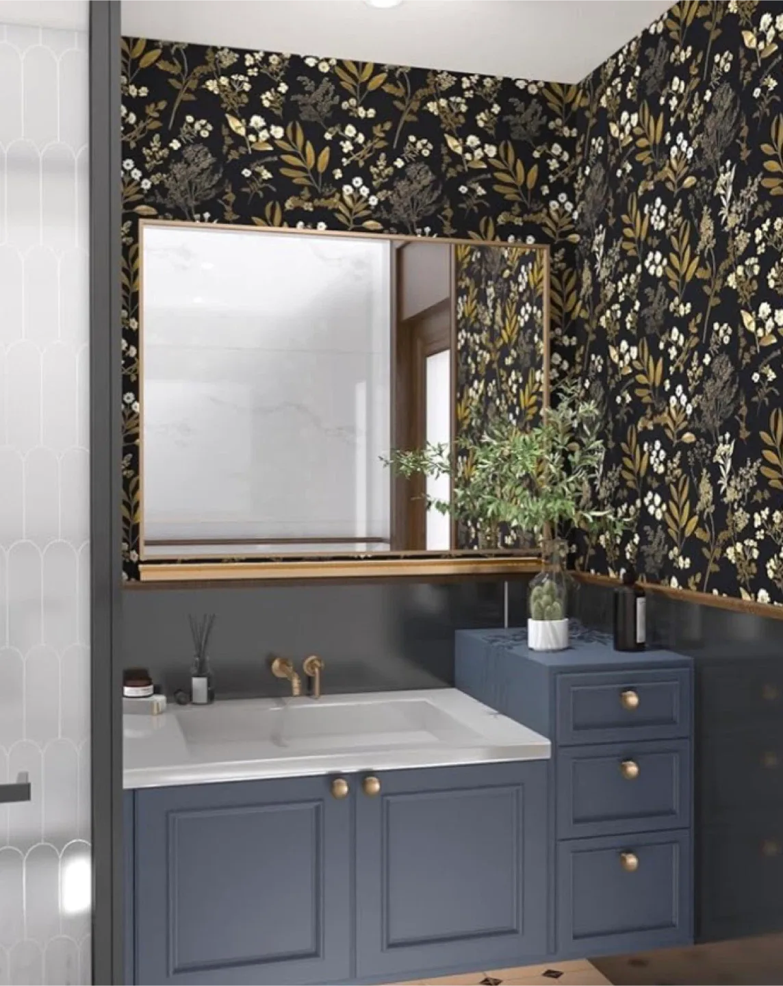 LAST ROLL $12 Floral Peel & stick rolls image indicator(2)