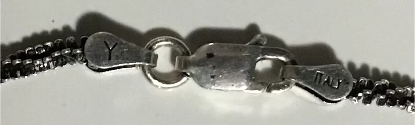 Braided Silver Tone Necklace image indicator(3)