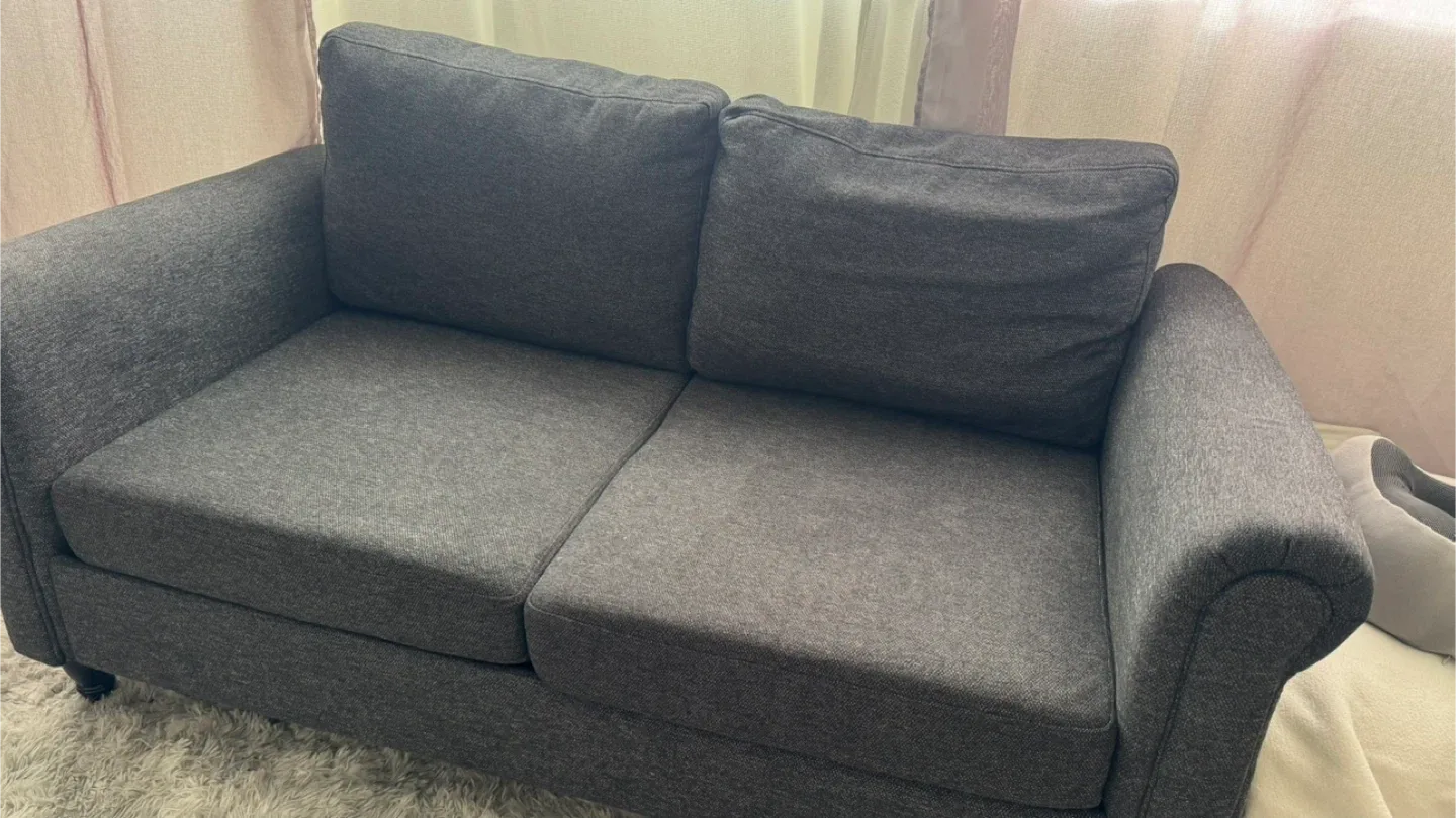 Grey Loveseat Sofa image indicator(2)