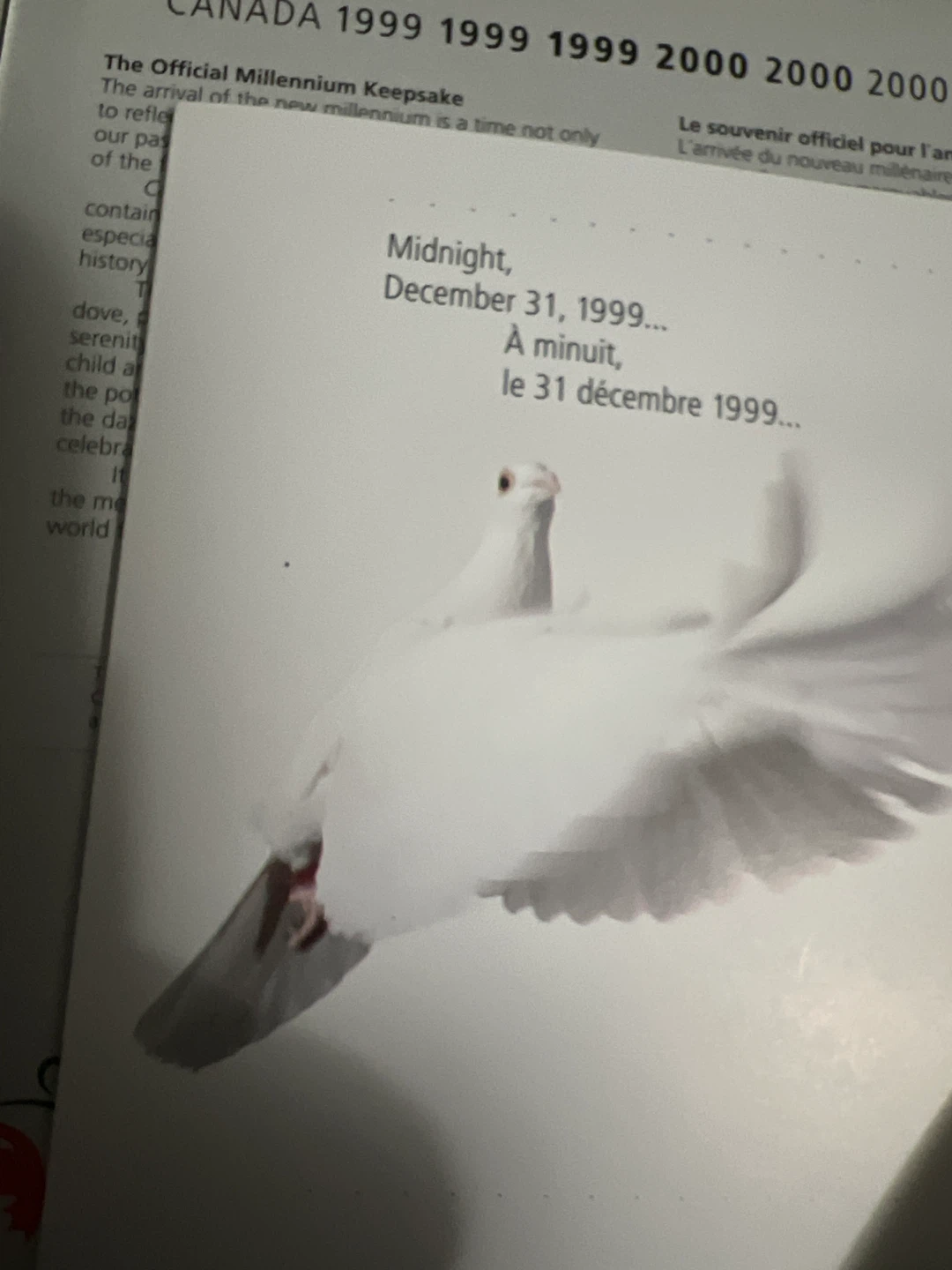 Canada 1999-2000 Millennium Keepsake - photo 3