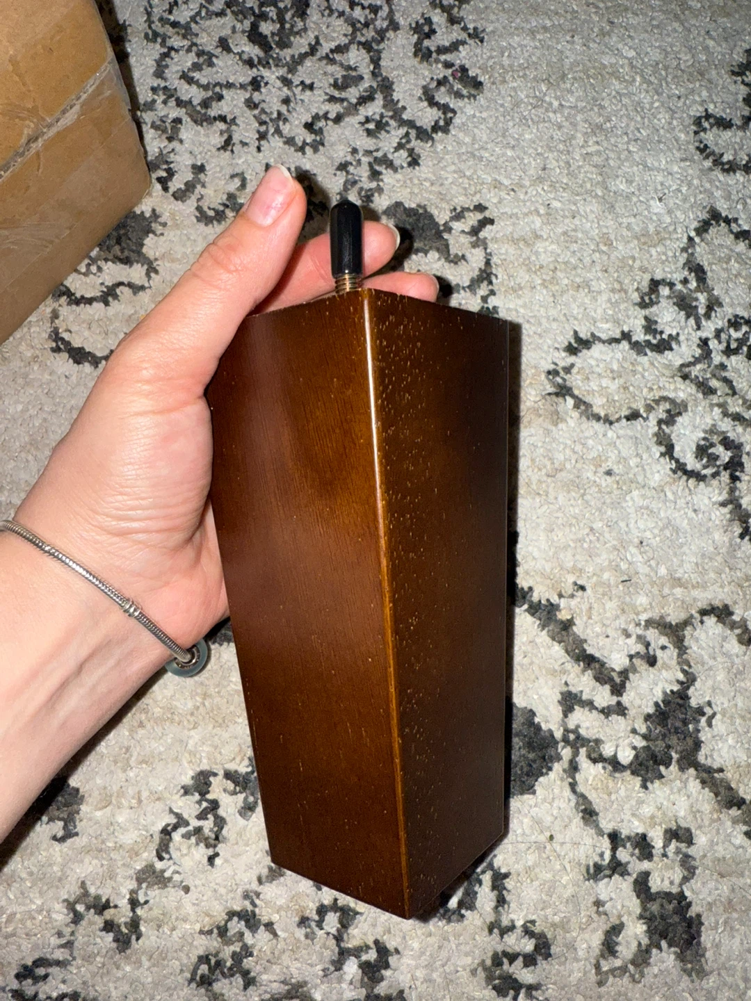 Century Modern Wooden Pyramid Replacement Feet - photo 3