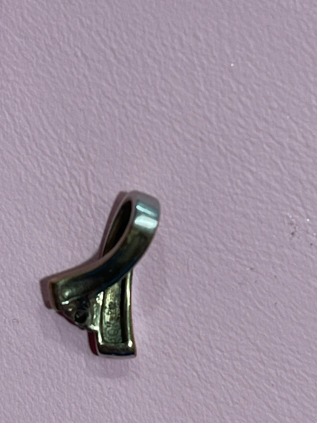 Silver & Gold Pendant with Diamond Accent image indicator(2)