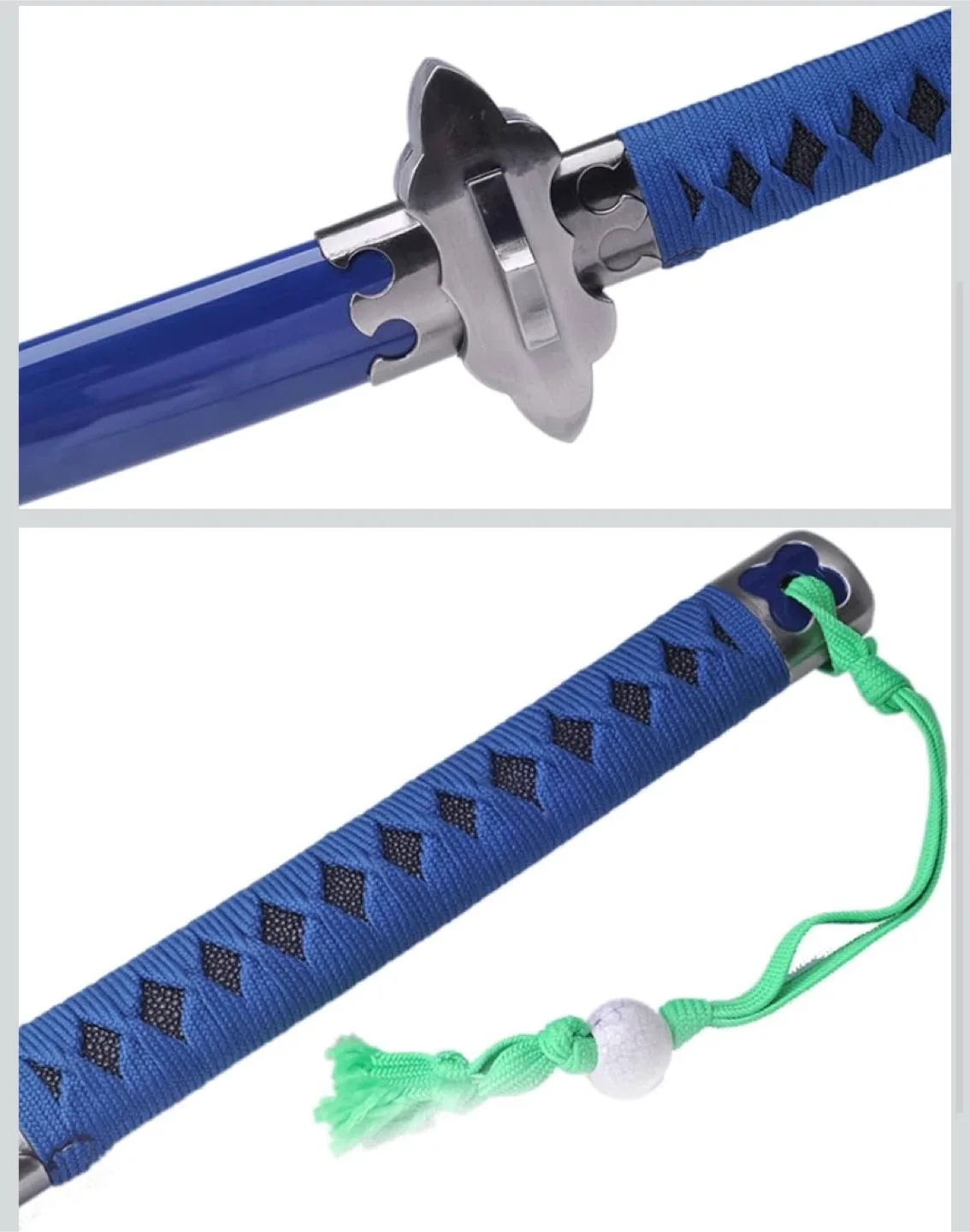 New Cosplay Prop Blue Exorcist Sword Steel Okumura rin Cosplay image indicator(3)