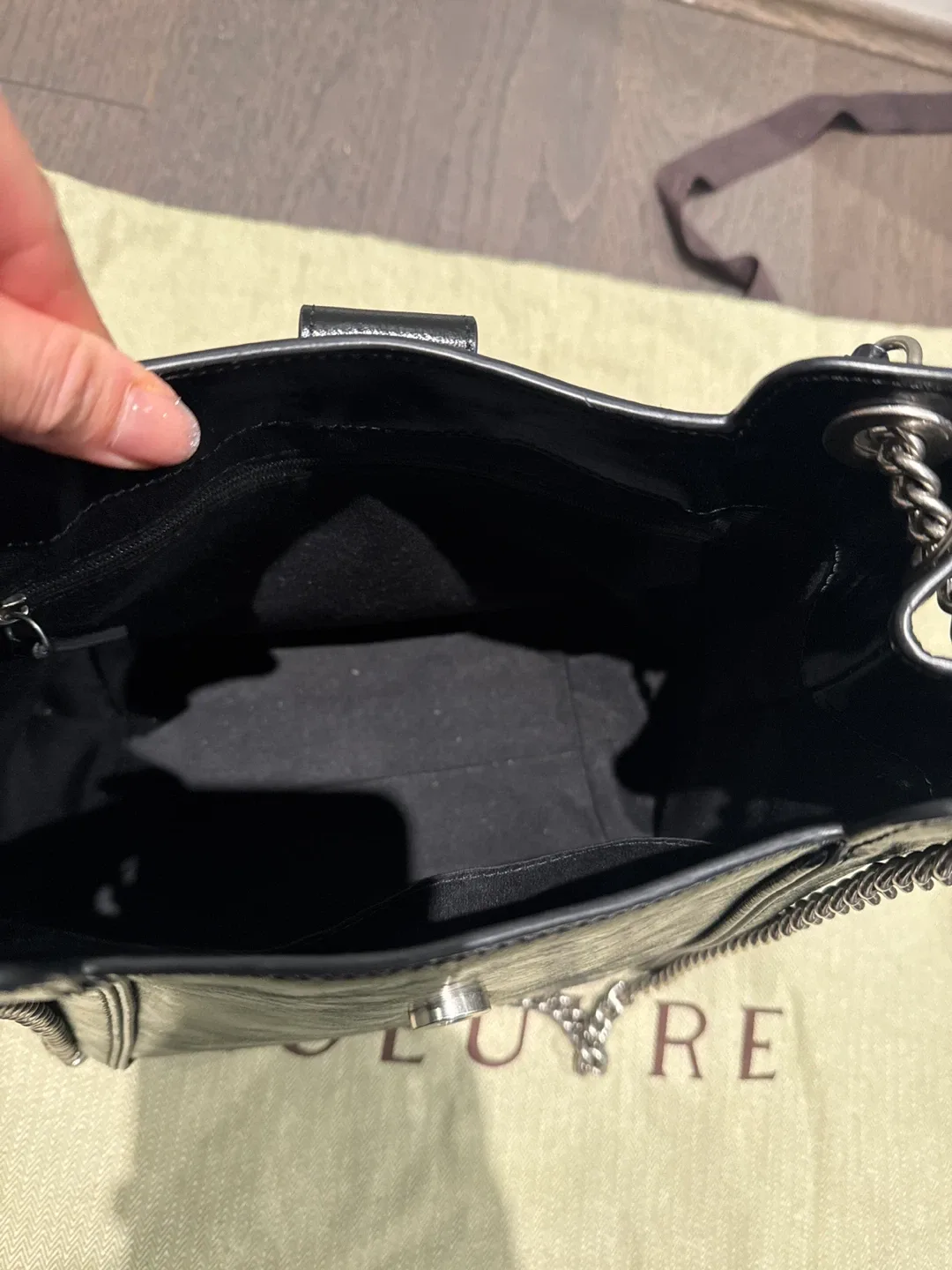 LOEUVRE Sac De Sortie Bucket Large Shoulder Bag - Noir image indicator(6)