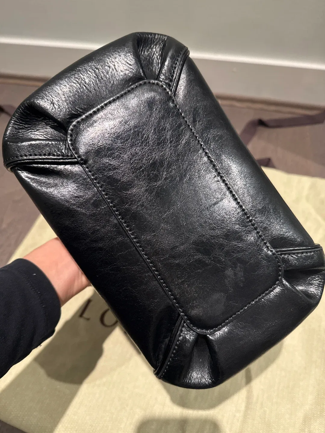 LOEUVRE Sac De Sortie Bucket Large Shoulder Bag - Noir image indicator(5)