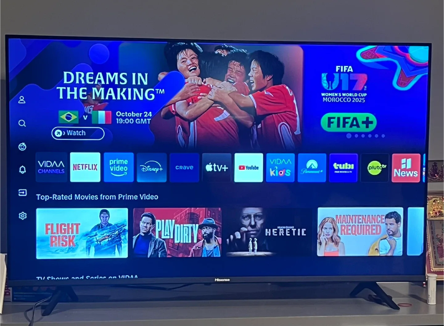 Hisense 43” Smart TV image indicator(2)