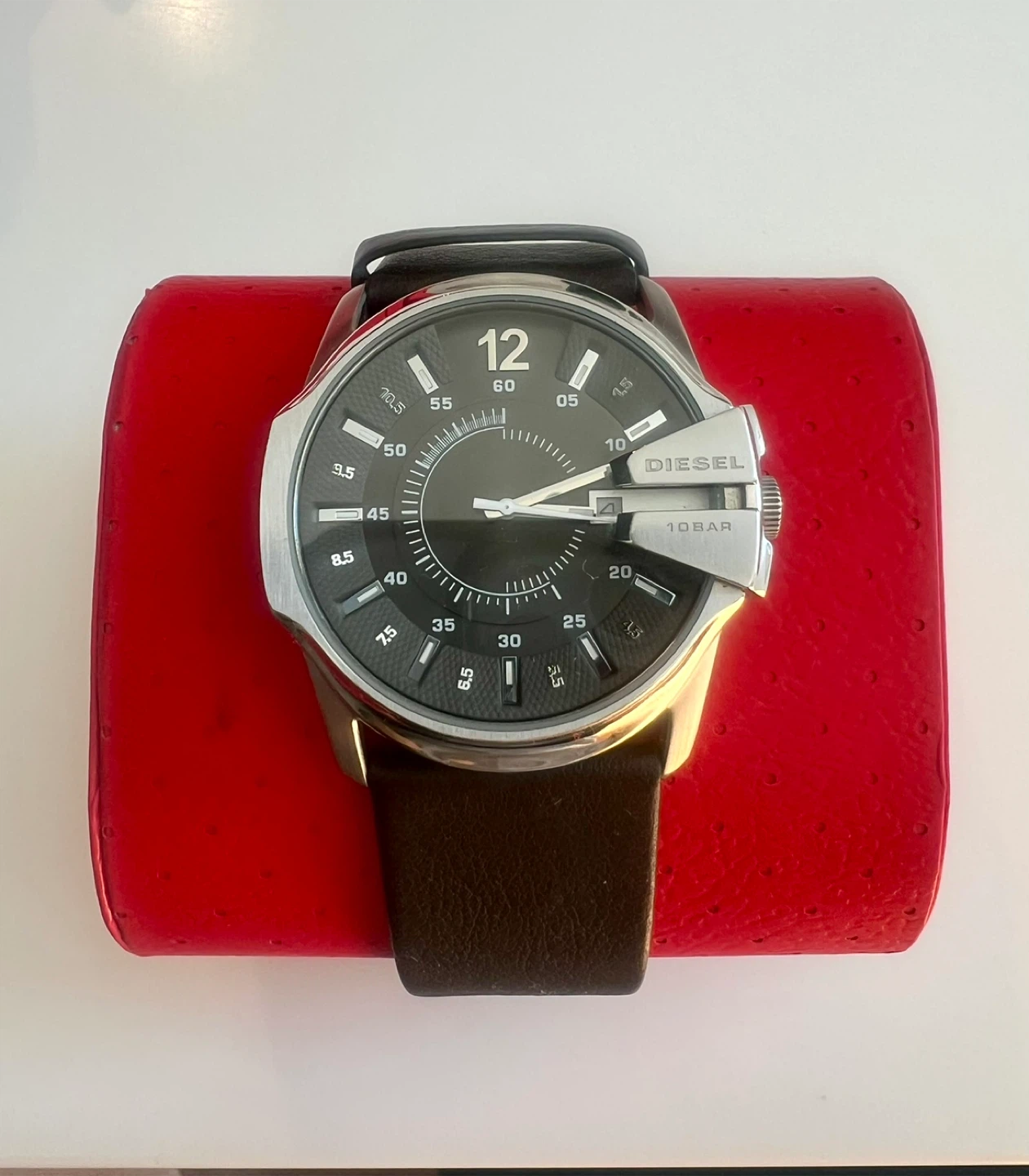 Diesel Watch with Black Leather Band - photo 2