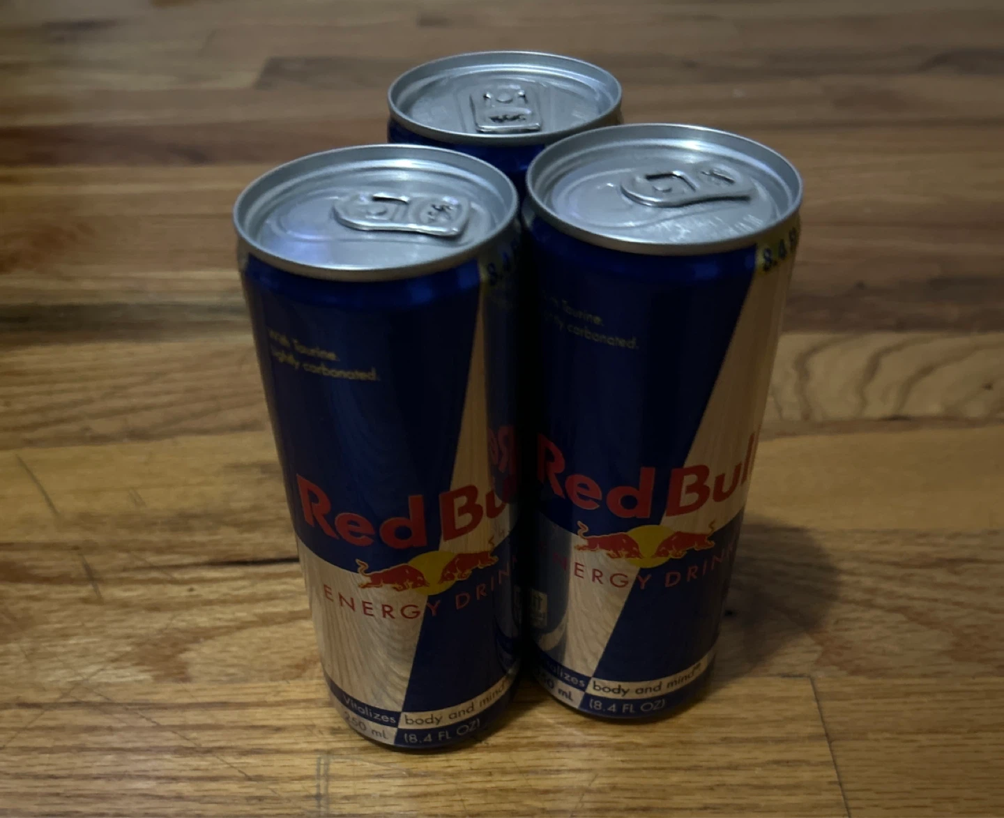 3 cans of Red Bull 8.4 fl oz