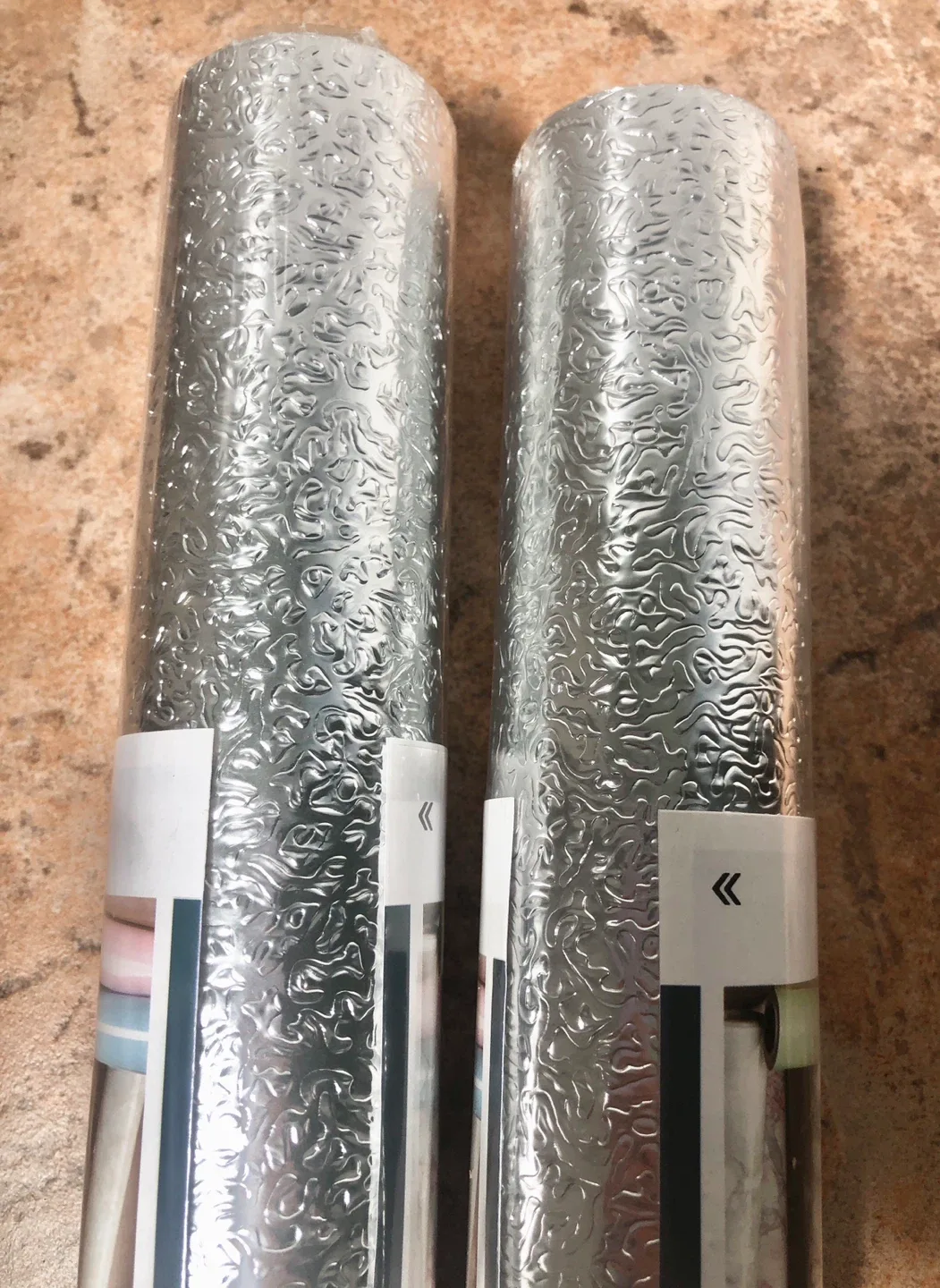 Silver peel & stick rolls image indicator(2)