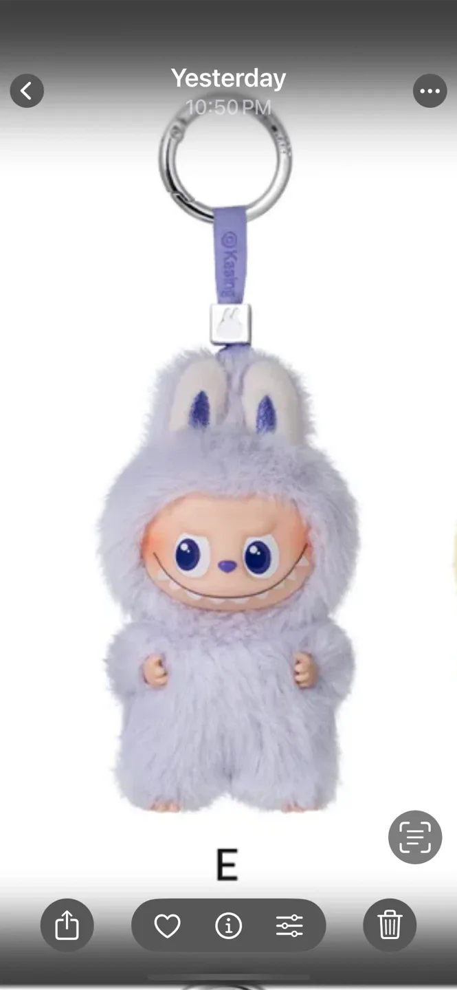 THE MONSTERS Pin for Love Series-Vinyl Plush Pendant image indicator(3)