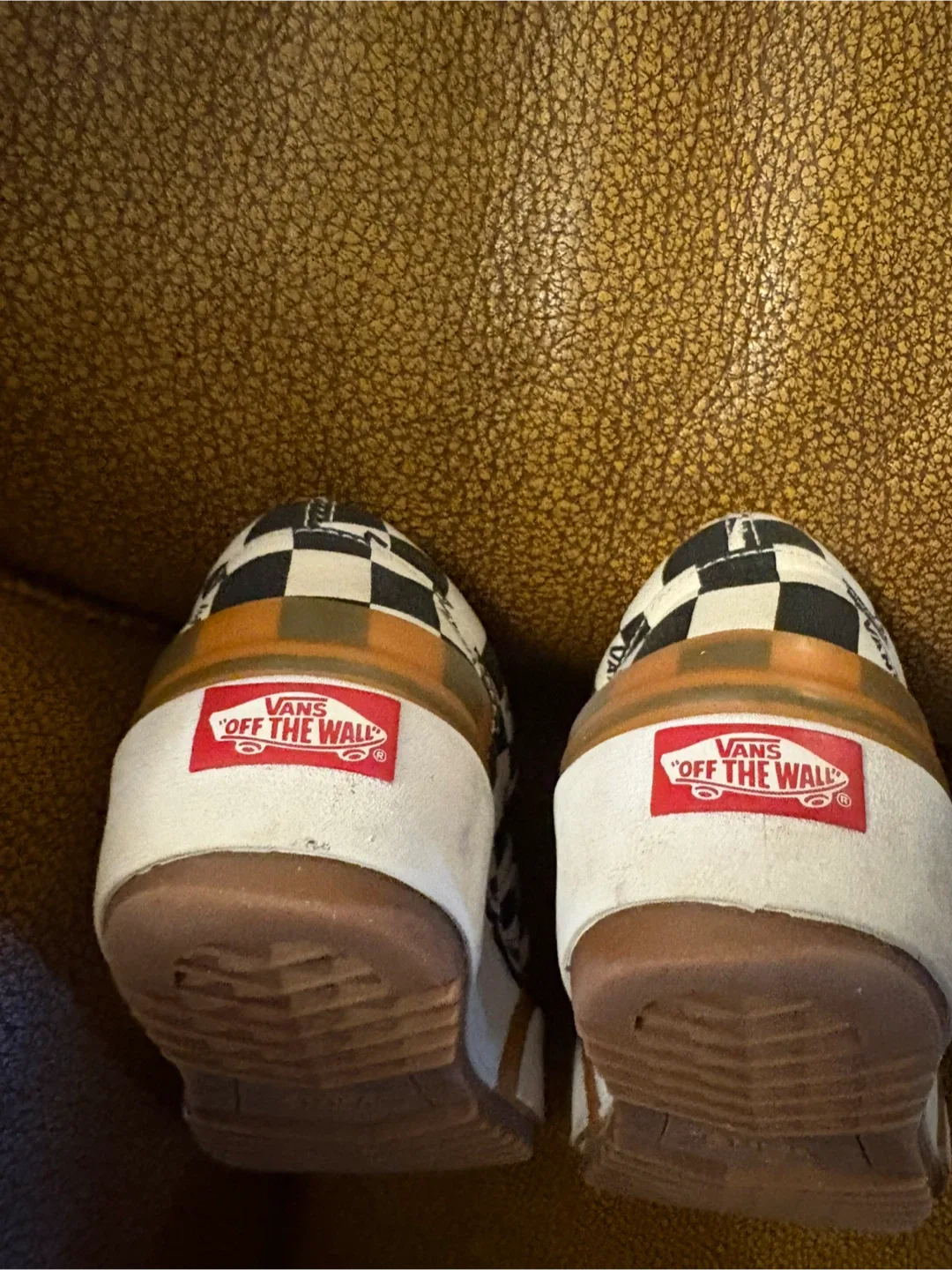 Vans Checkerboard Platform Shoes - US Women's 8.5 image indicator(3)