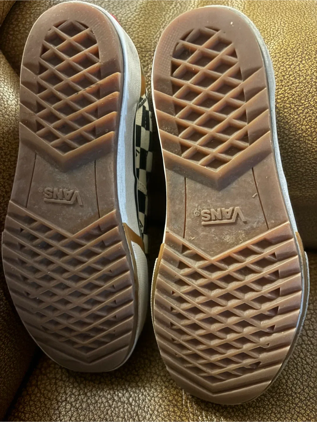 Vans Checkerboard Platform Shoes - US Women's 8.5 image indicator(4)