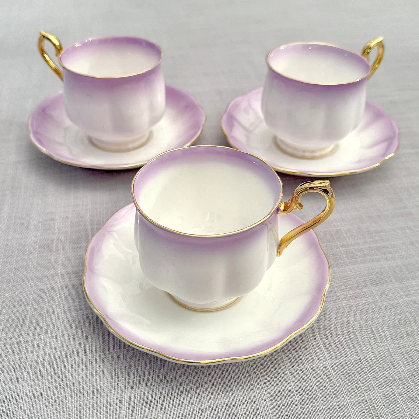 Royal Albert Rainbow mauve teacups (priced per teacup) thumbnail