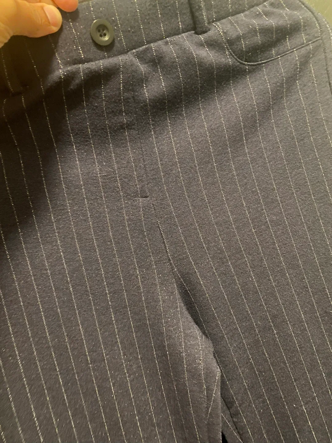 Striped Navy Blue Pants image indicator(3)