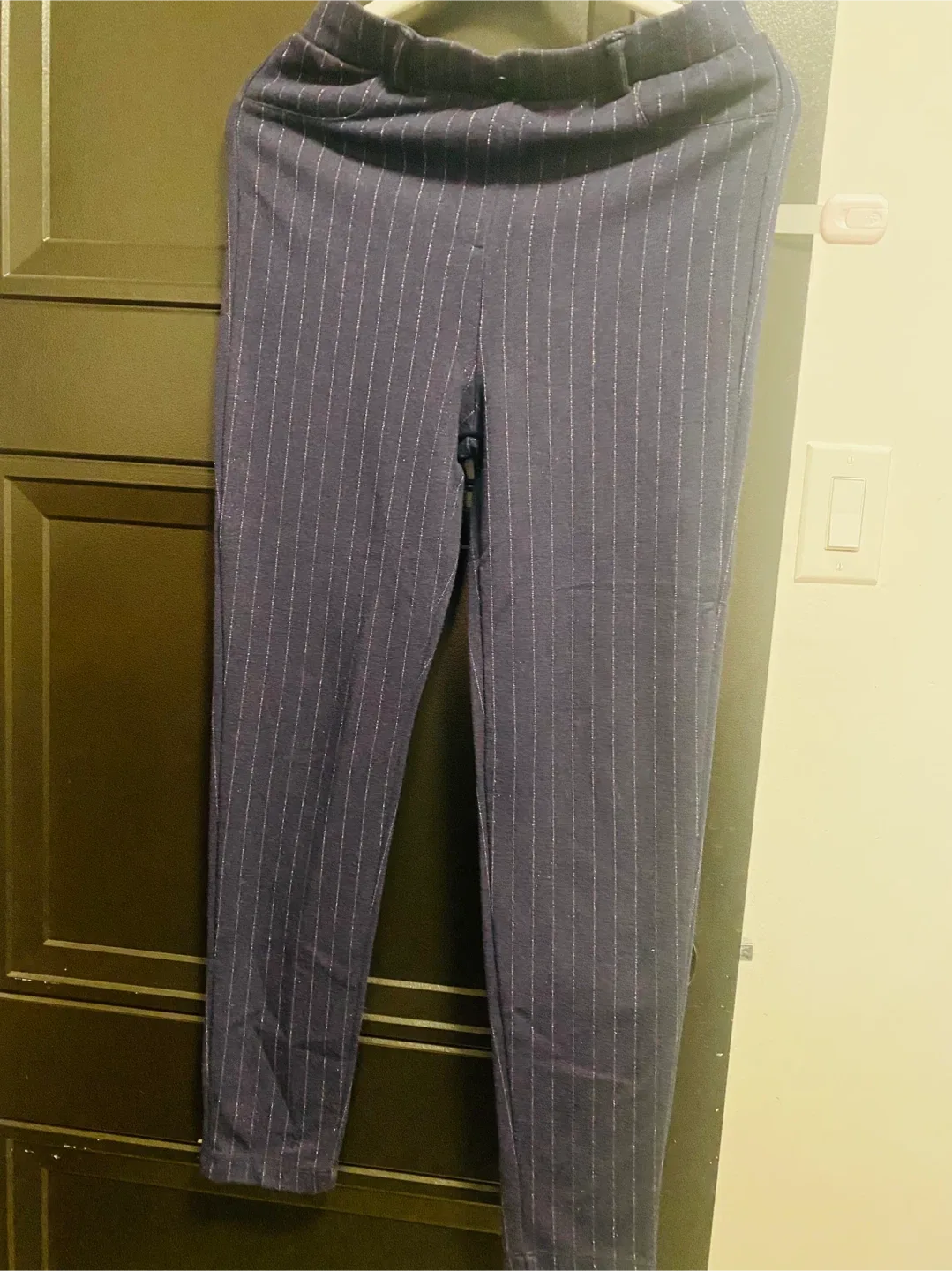 Striped Navy Blue Pants thumbnail
