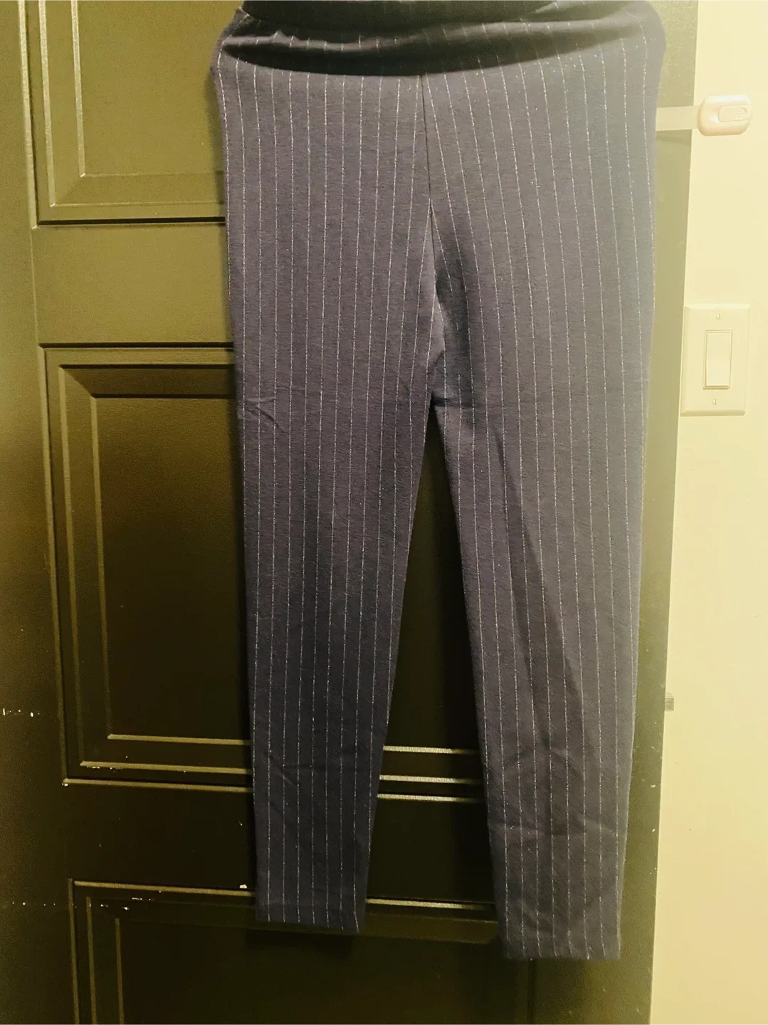 Striped Navy Blue Pants image indicator(2)