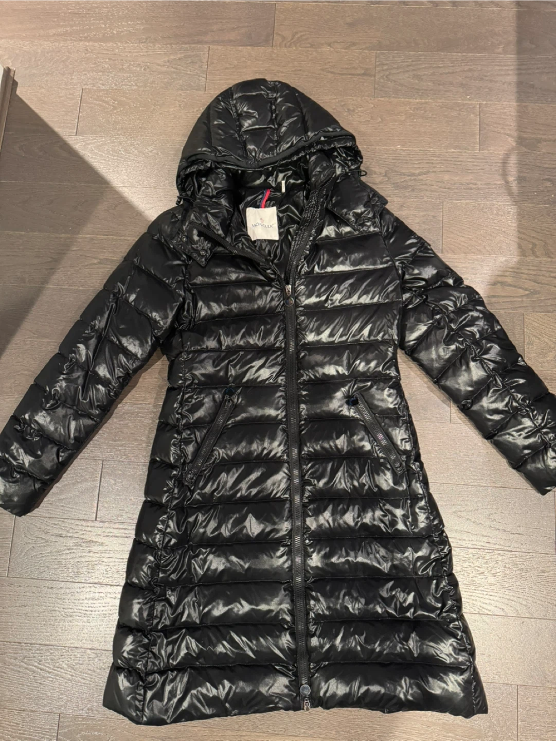 Moncler Black Puffer Coat