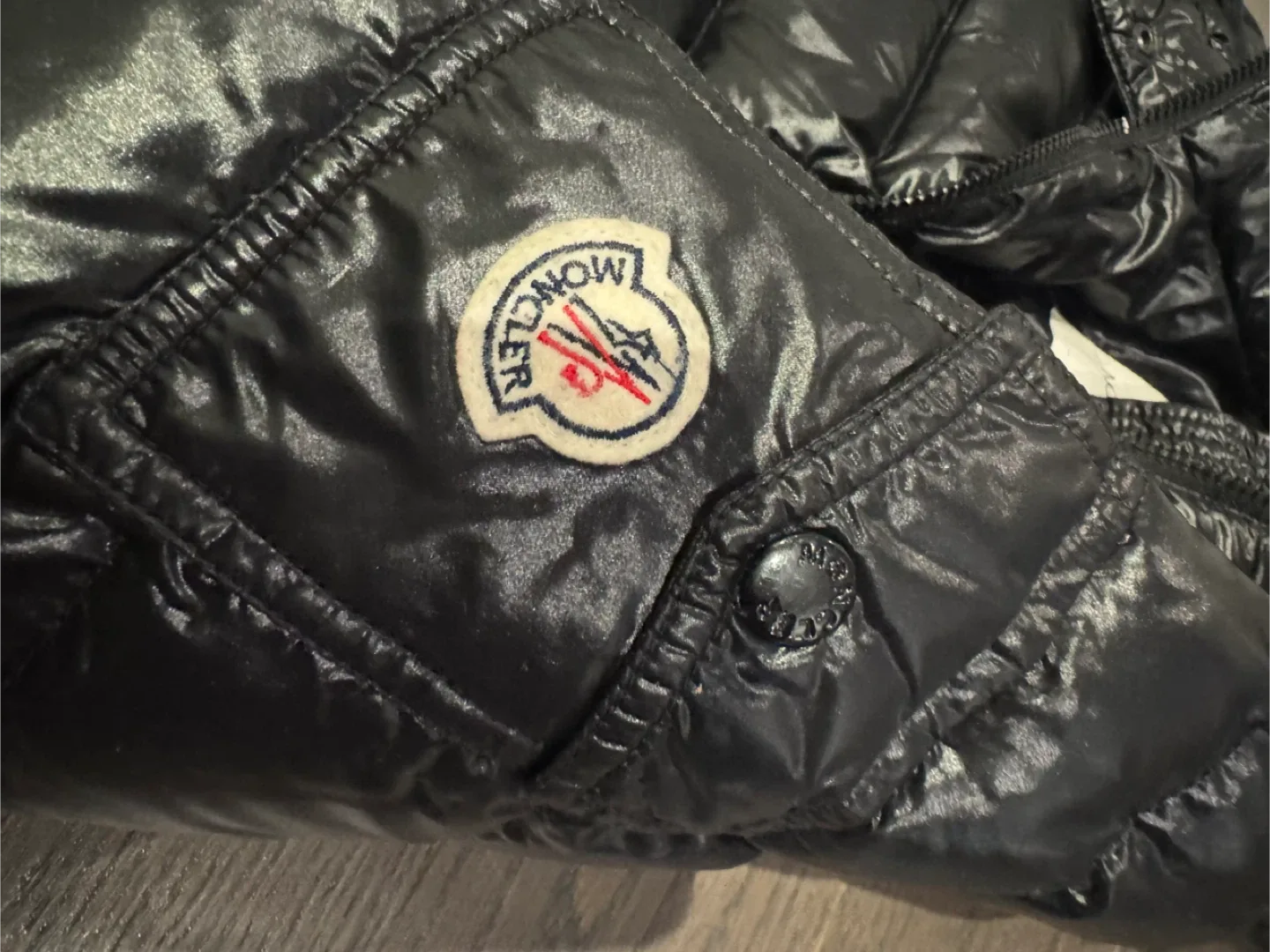 Moncler Black Puffer Coat image indicator(2)