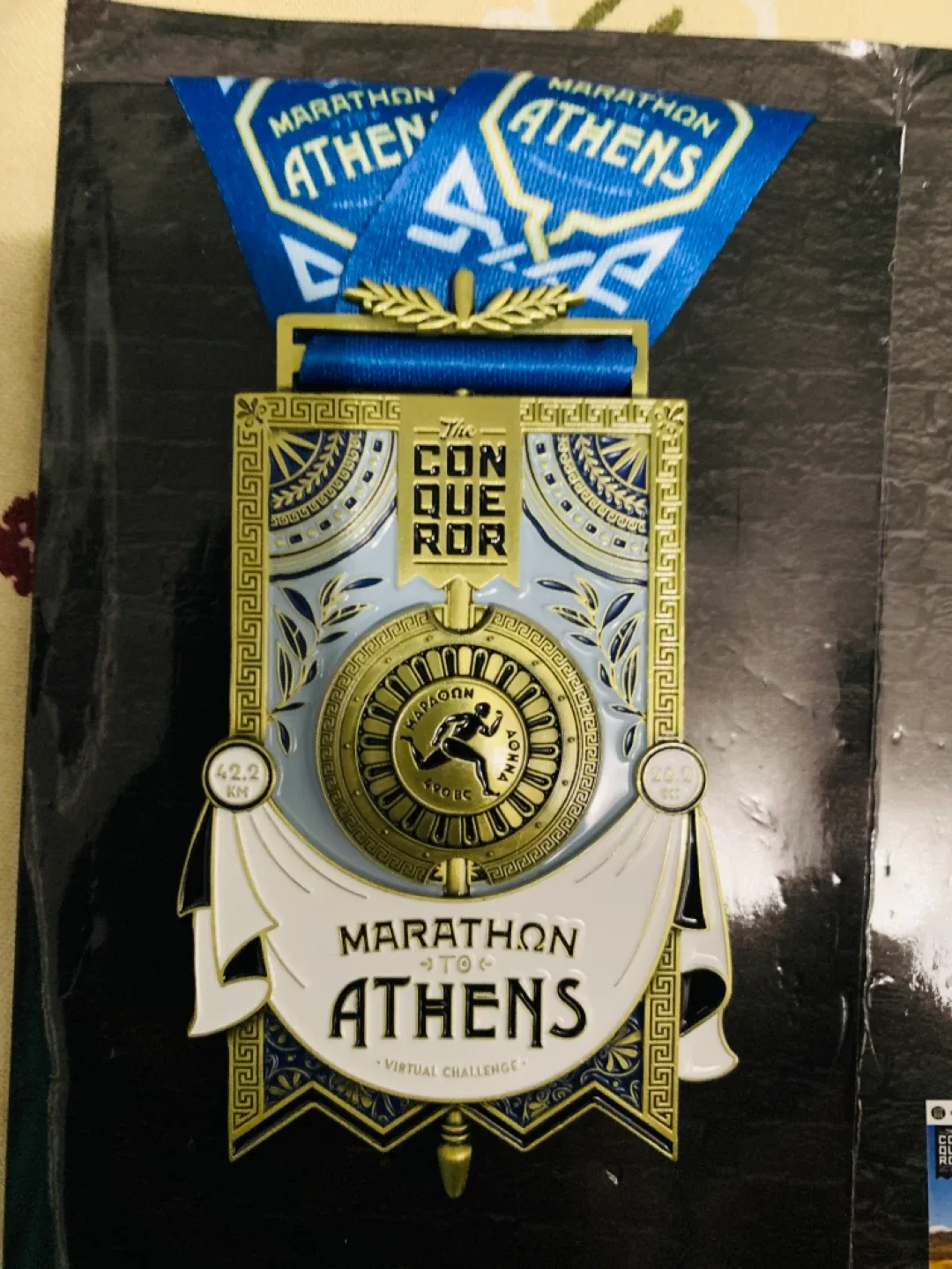 The Conqueror Virtual Challenge Medal Marathon To Athens