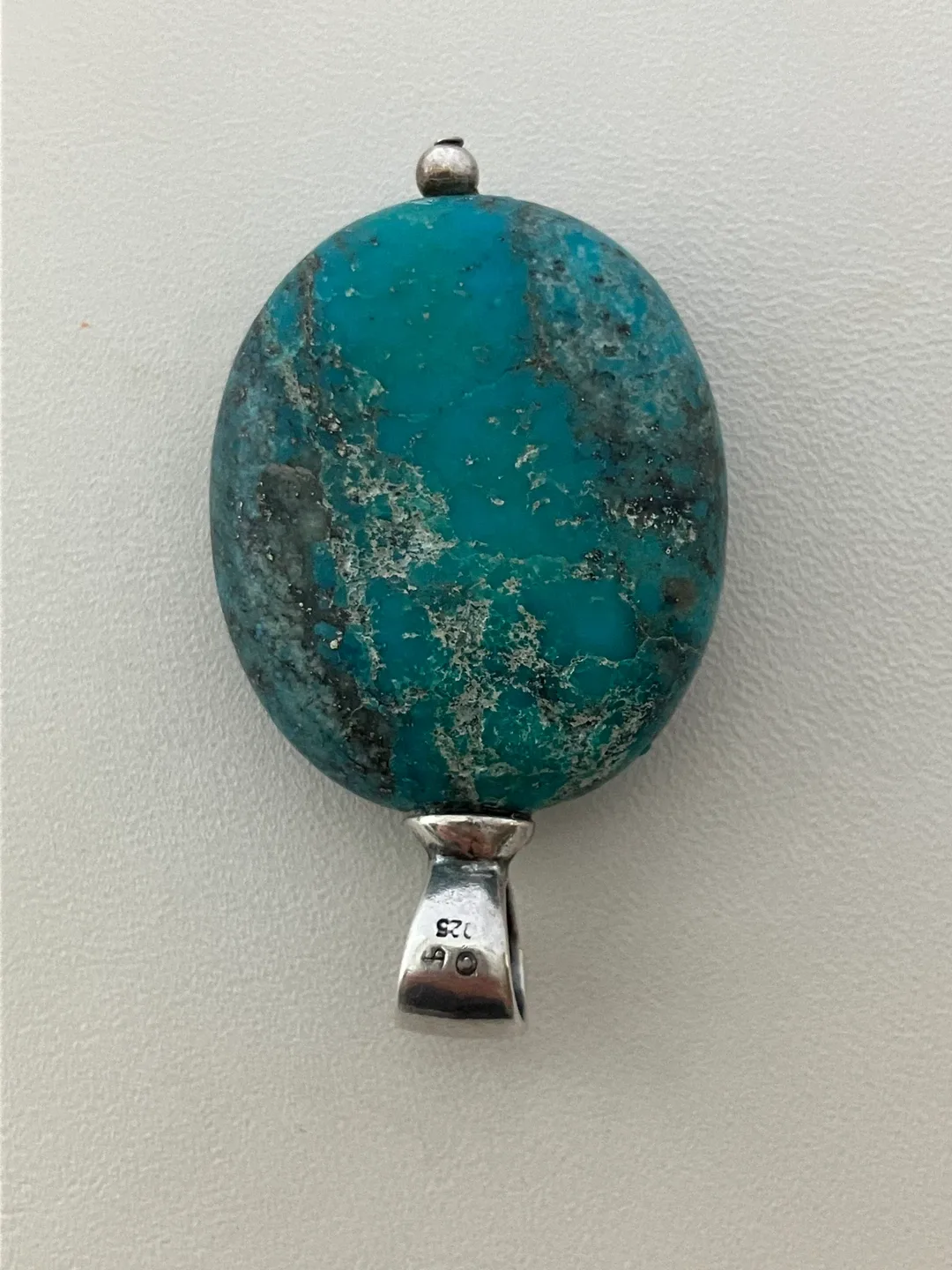 Turquoise 925 Sterling Silver Pendant image indicator(4)