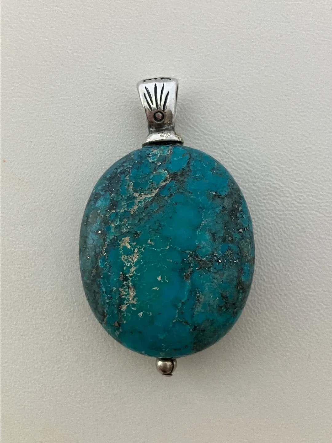 Turquoise 925 Sterling Silver Pendant image indicator(5)