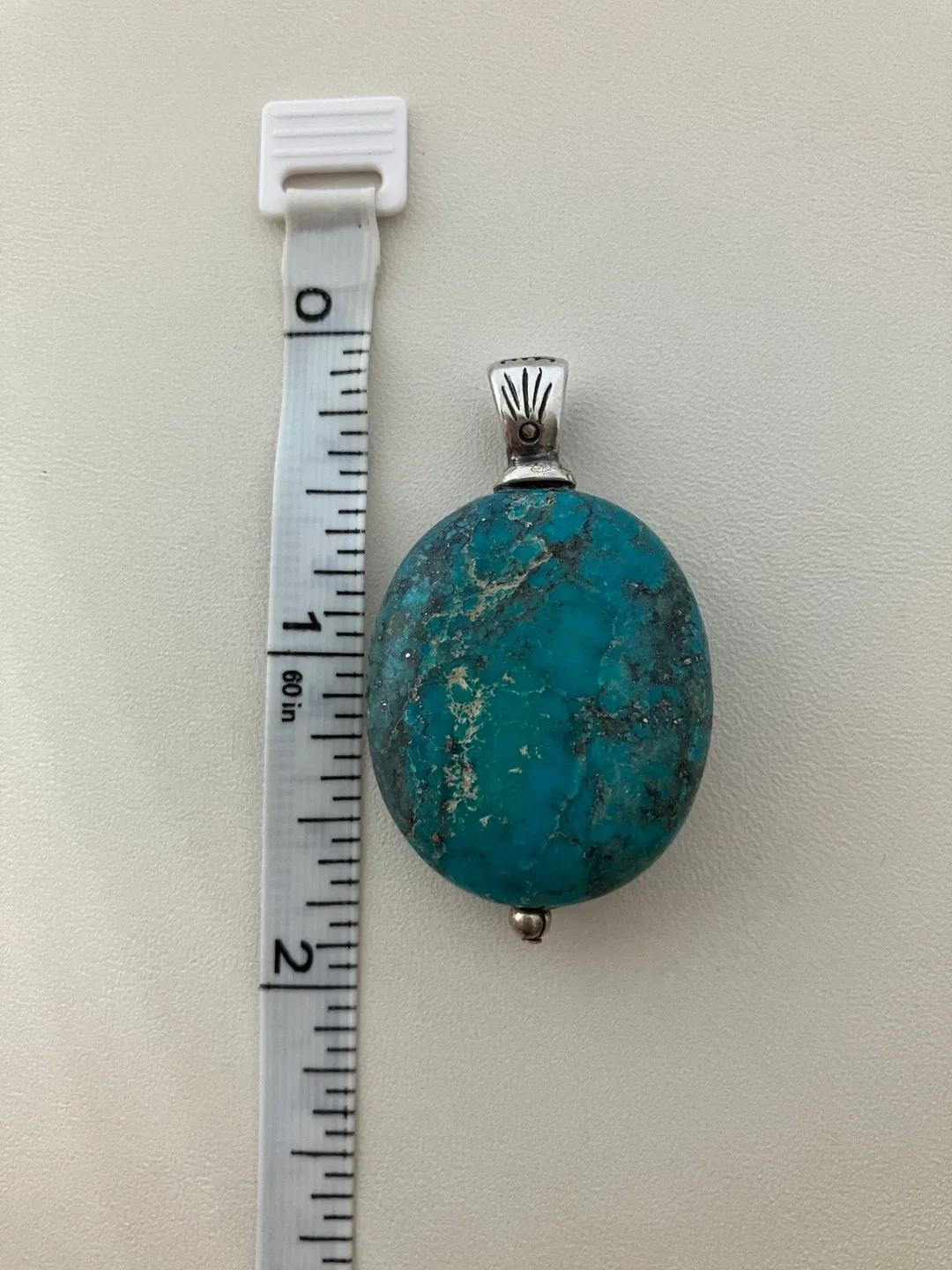 Turquoise 925 Sterling Silver Pendant image indicator(3)
