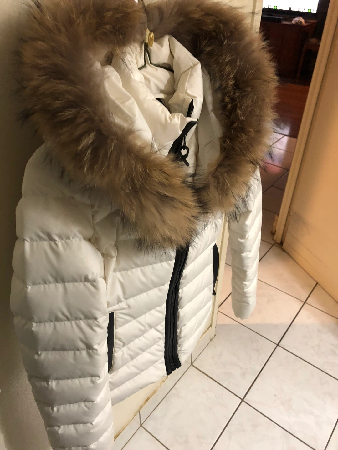 RUDSAK White Down Puffer Jacket with Fur Hood - photo 5