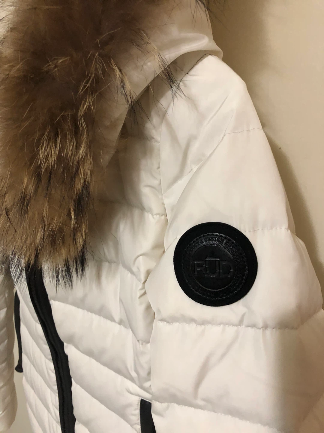 RUDSAK White Down Puffer Jacket with Fur Hood - photo 4