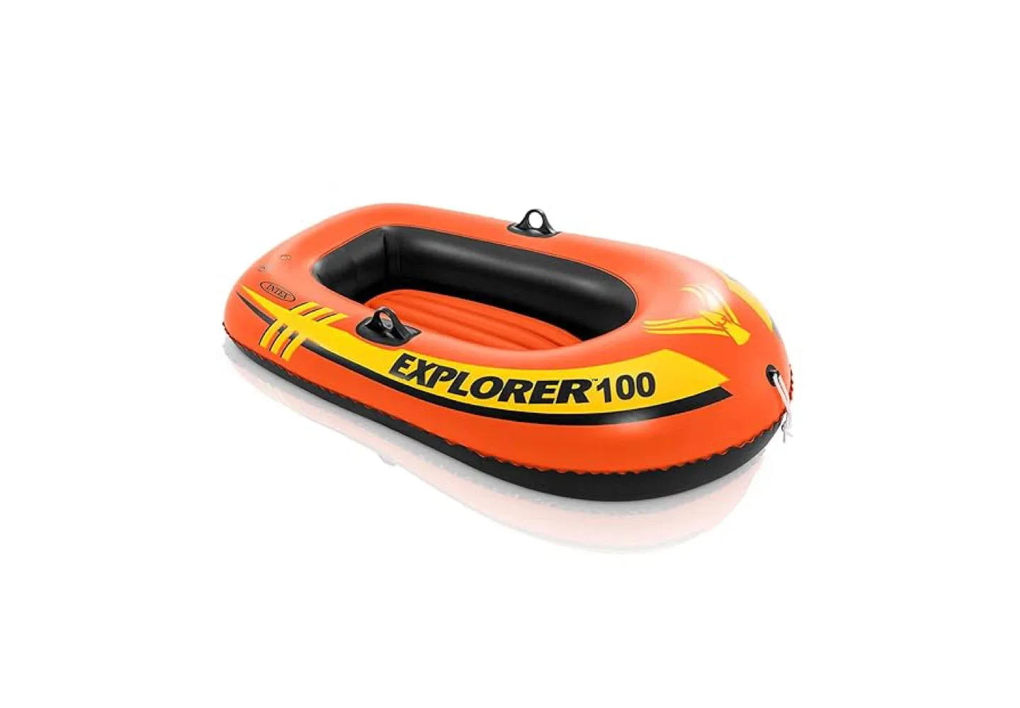 Intex Explorer 100 Inflatable Boat - Orange thumbnail
