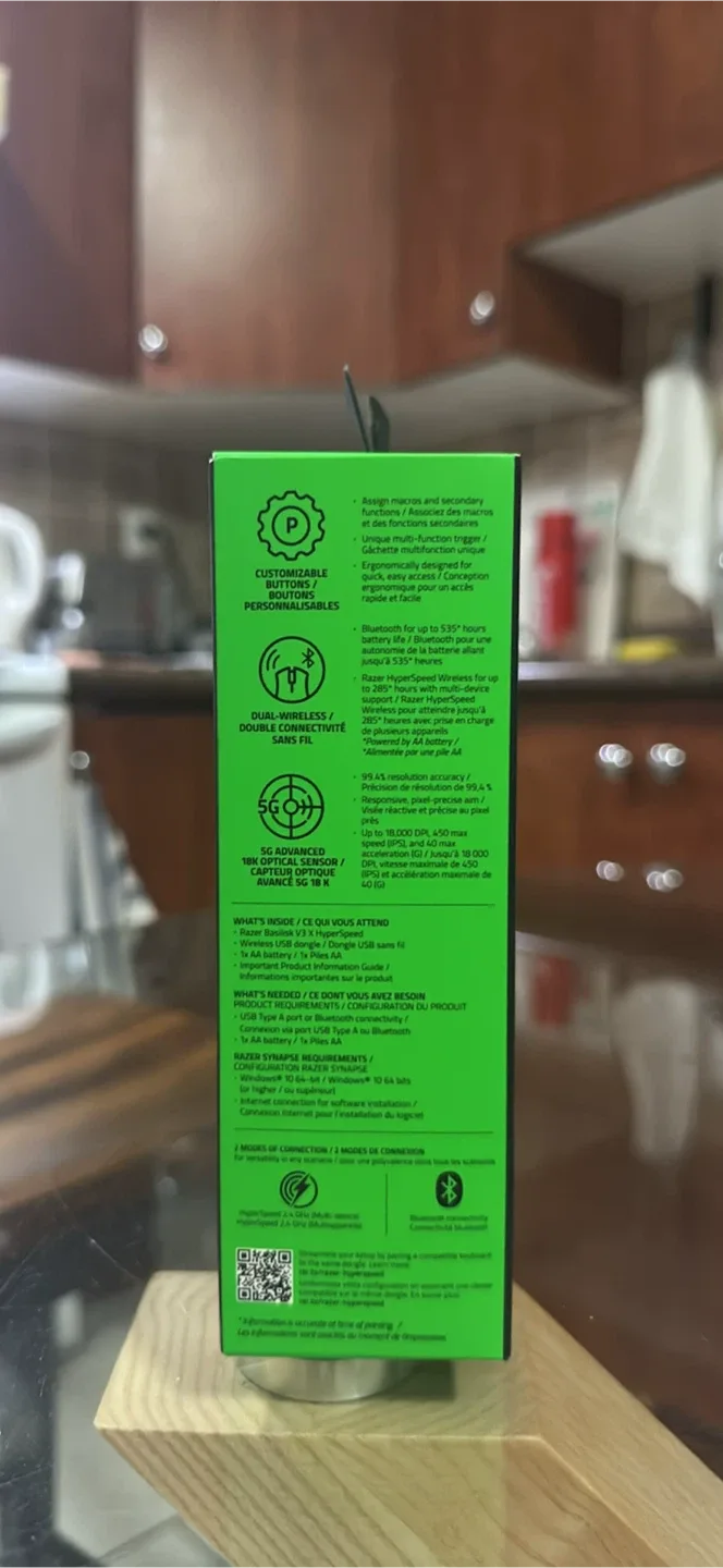 New Razer Basilisk V3 X Hyperspeed Wireless Gaming Mouse image indicator(2)