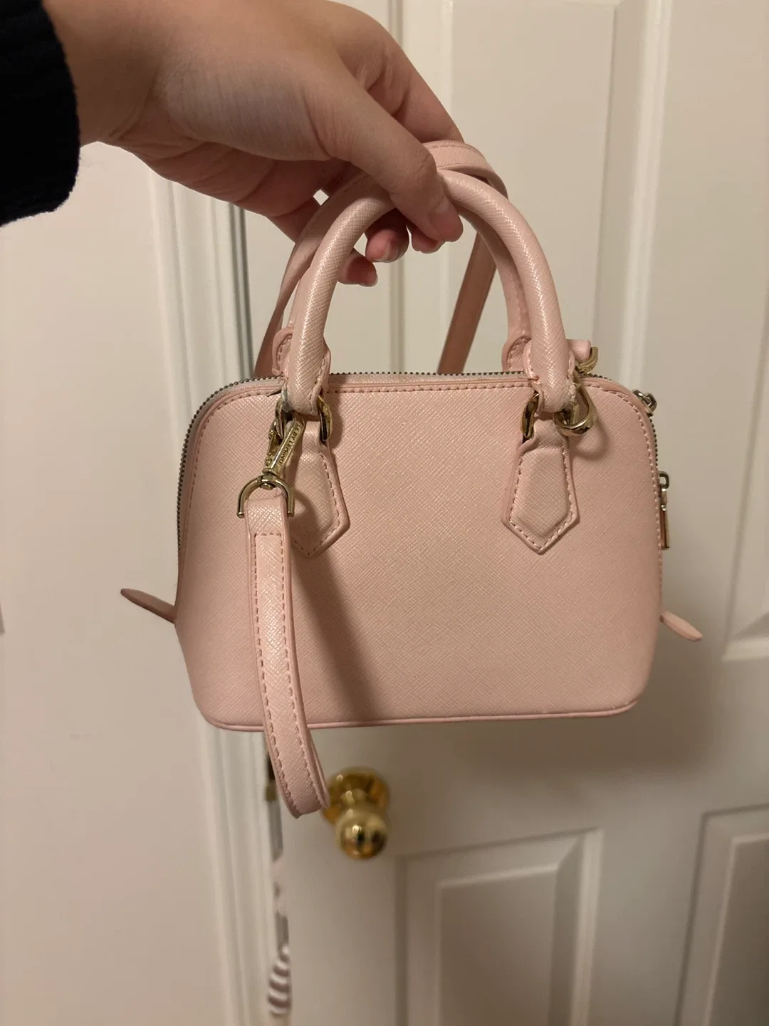 Le By Lemino Pink Mini Dome Satchel image indicator(2)