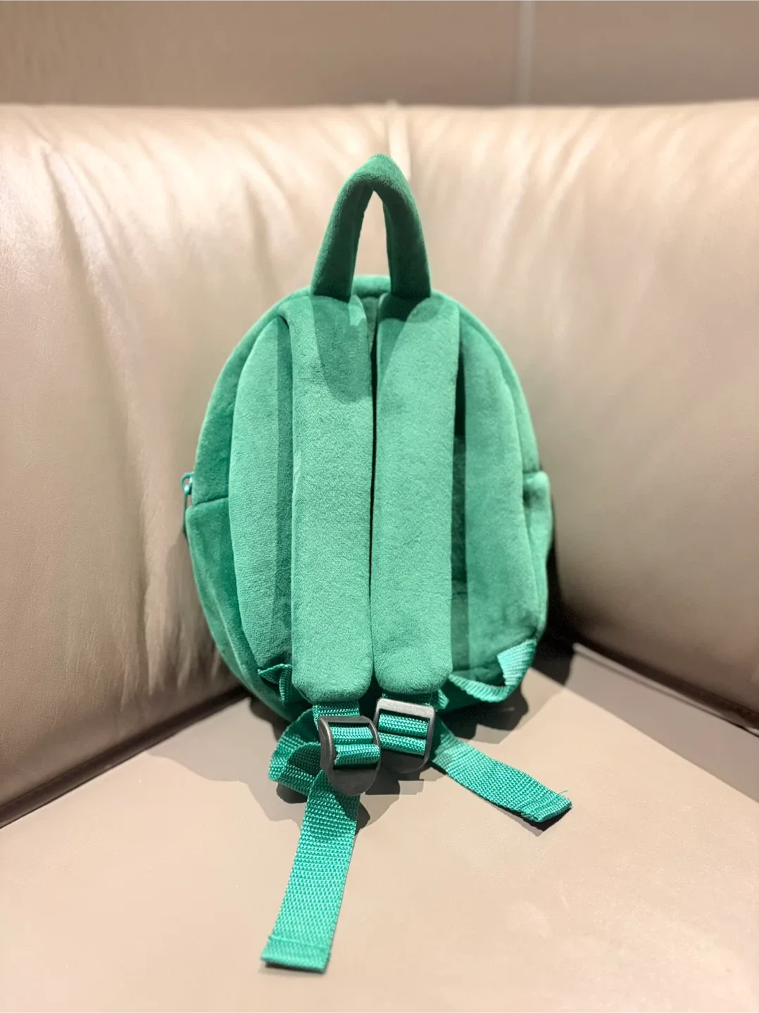 Green Dinosaur Plush Backpack - Kids image indicator(2)
