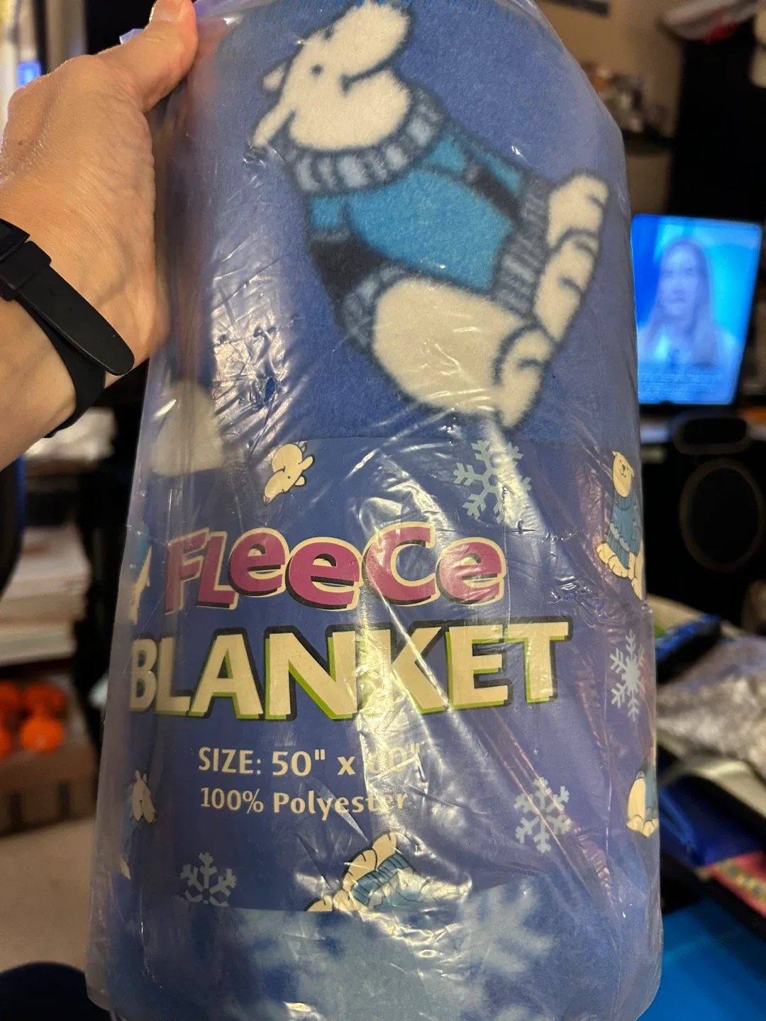 Fleece Blanket 50" x 60" Polyester thumbnail