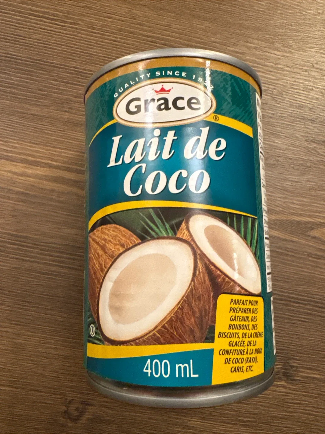 Grace Lait de Coco (Coconut Milk) 400 mL thumbnail