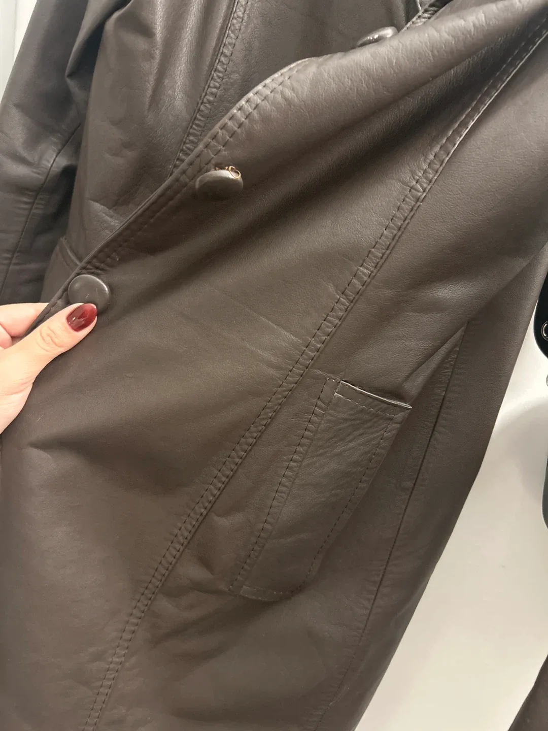 Brown Leather Jacket image indicator(3)