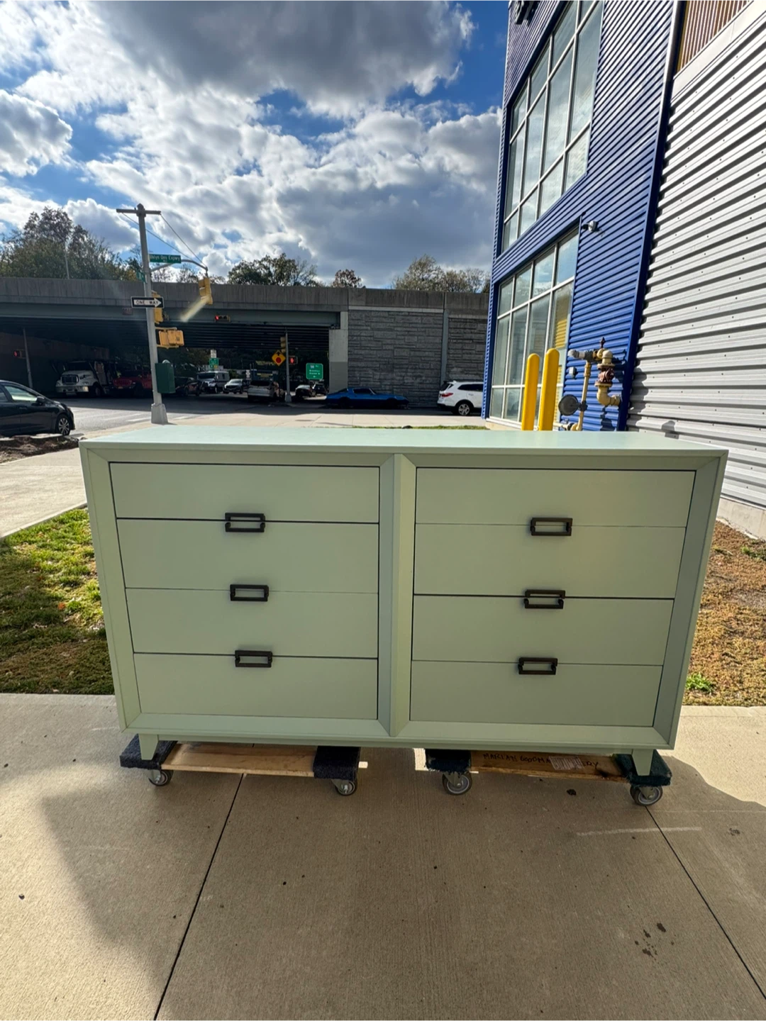 Free delivery Mint Green Dresser
