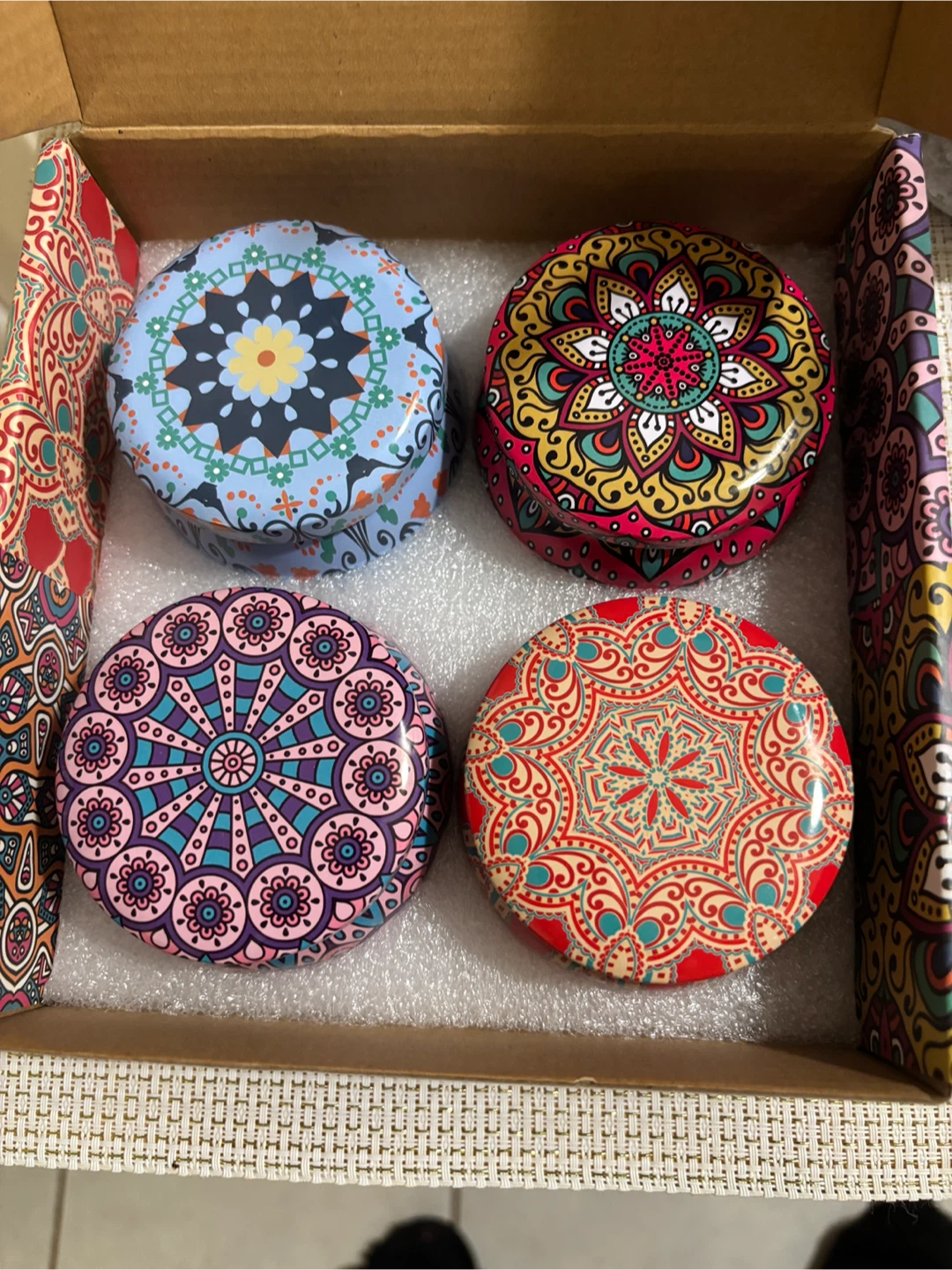 🌺 Set of 4 Scented Candles - Gift Boxed & Ready to Give! 🌺 - photo 5