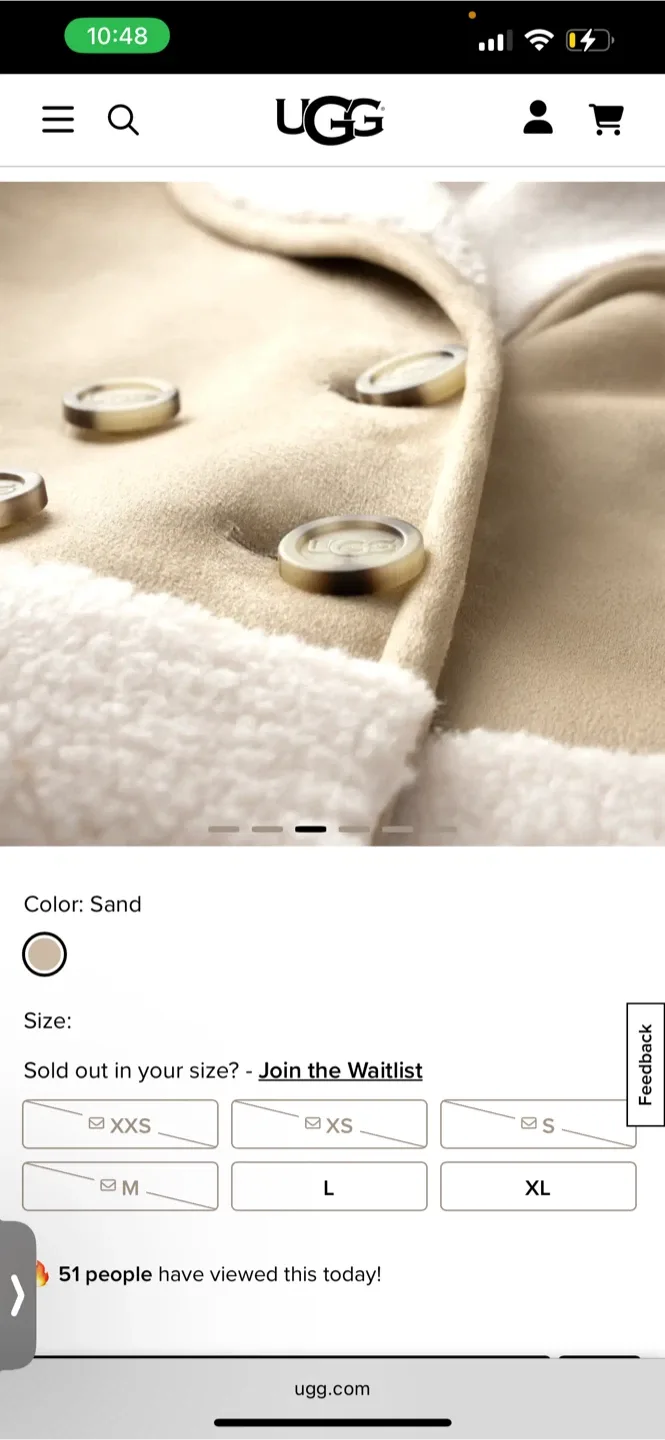 UGG Jacket - Size M image indicator(5)